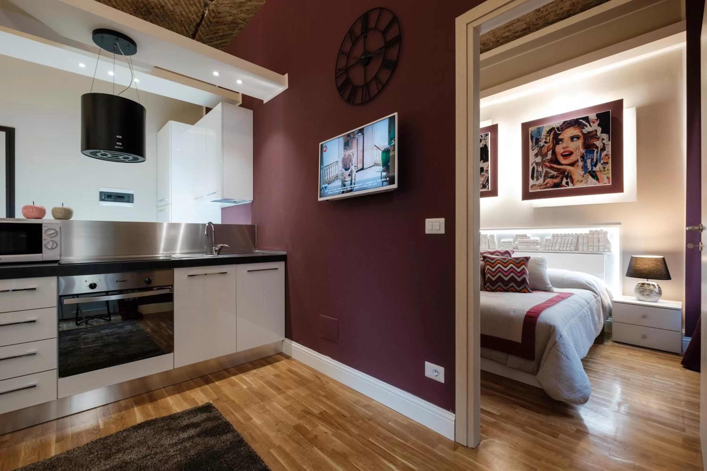 Photo of the whole room, Bed in Apart Hotel Torino