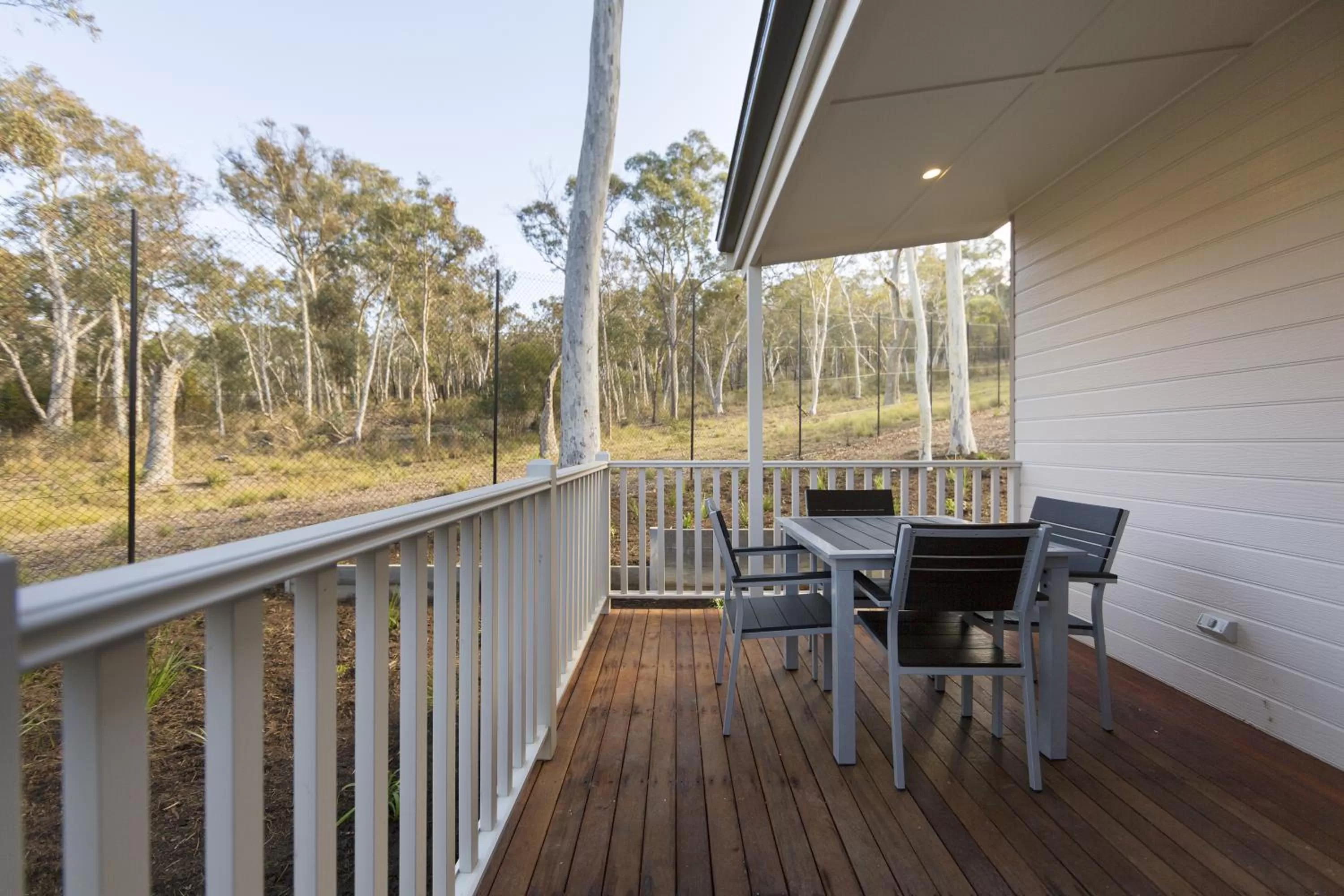 Balcony/Terrace in Alivio Tourist Park Canberra