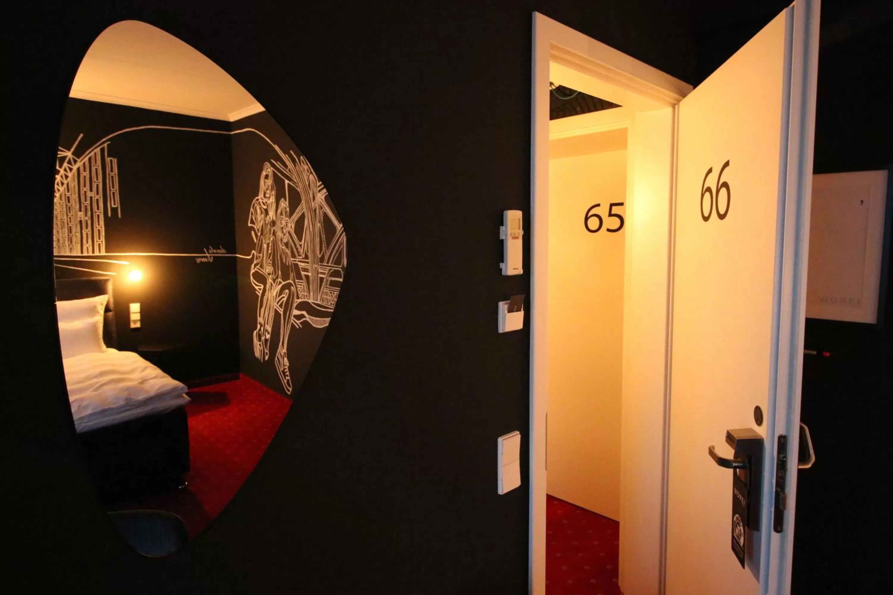 Decorative detail in WDREI Hotel