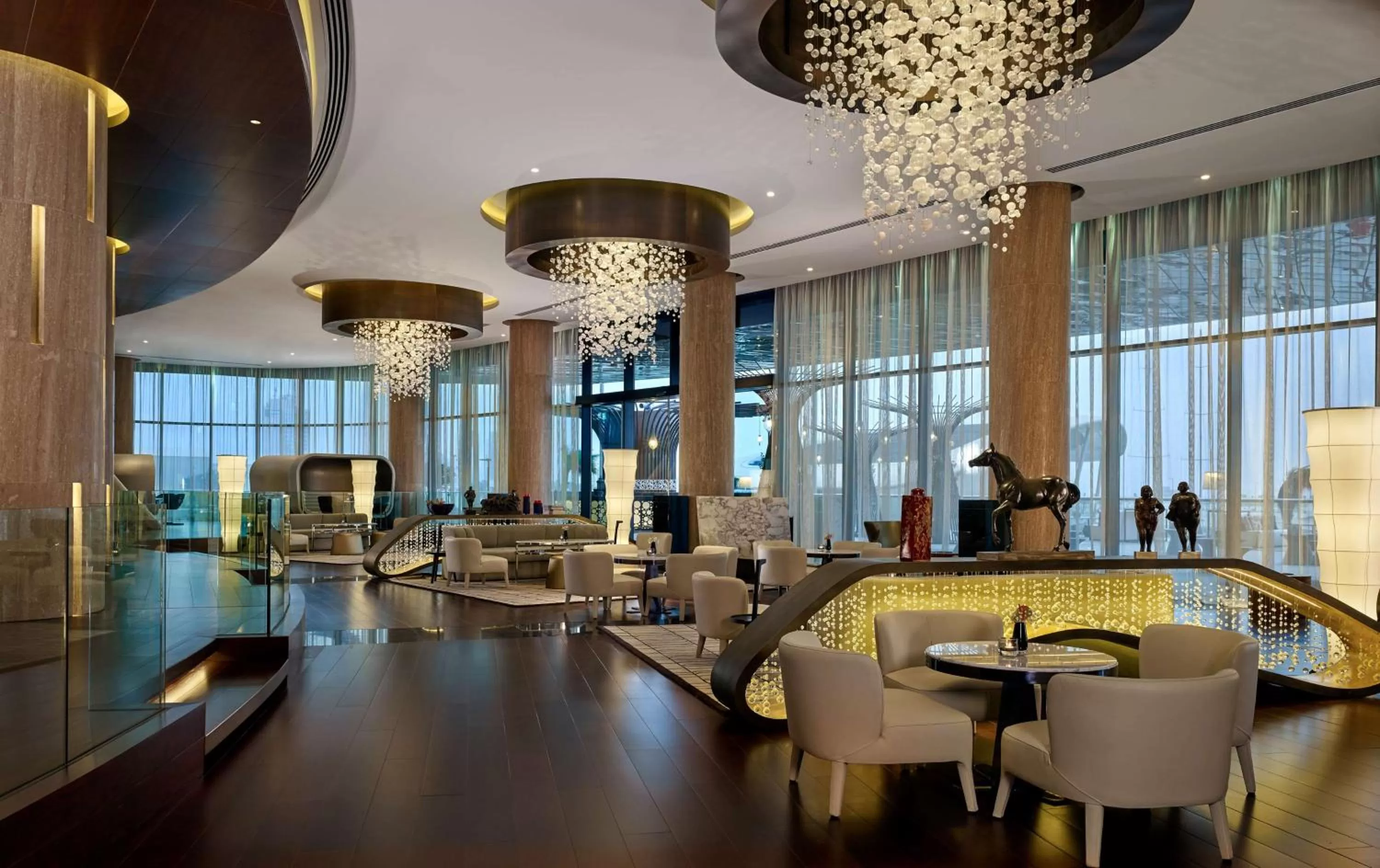 Lounge or bar in Grand Hyatt Abu Dhabi Hotel & Residences Emirates Pearl
