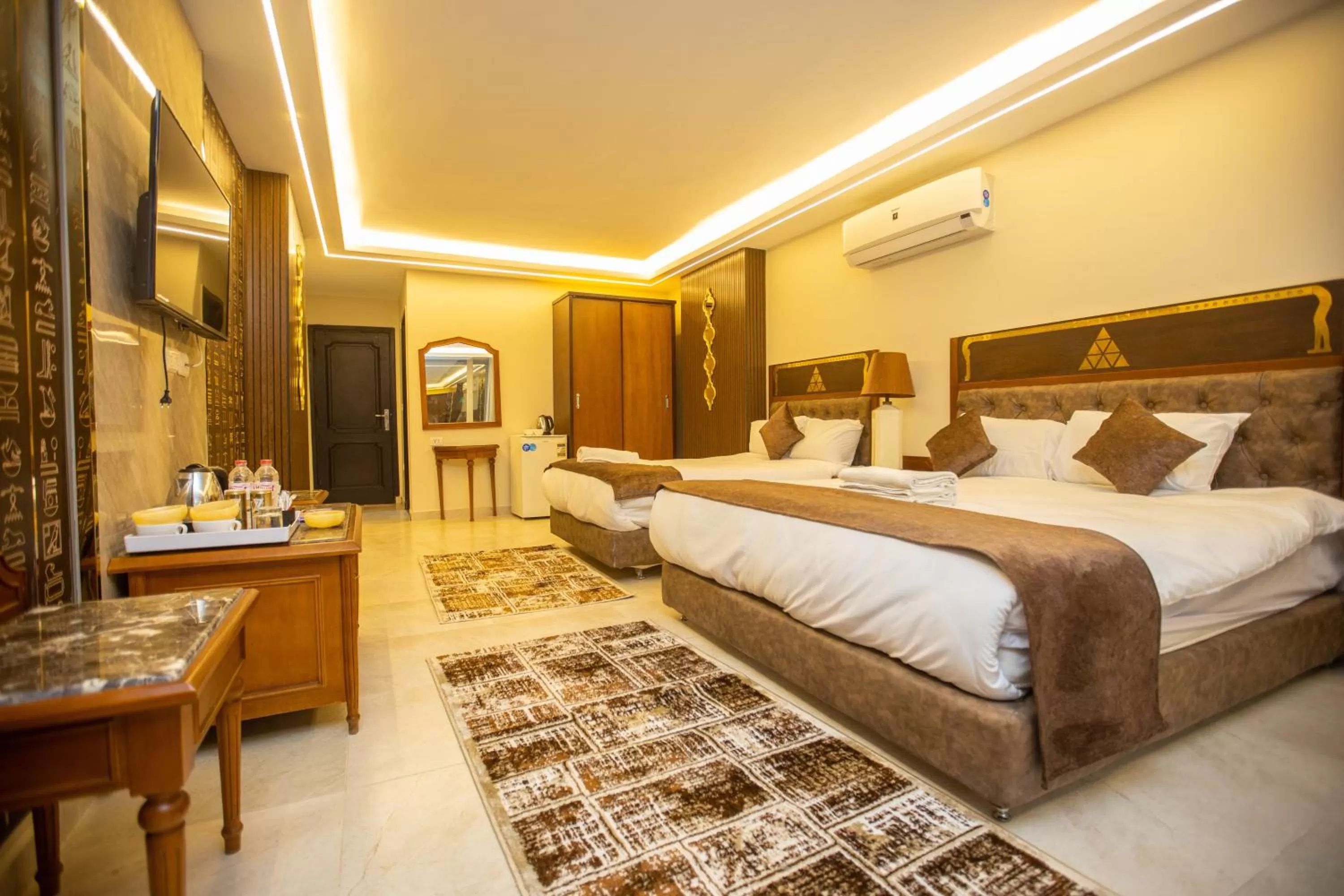 Bedroom, Bed in The Muse Pyramids