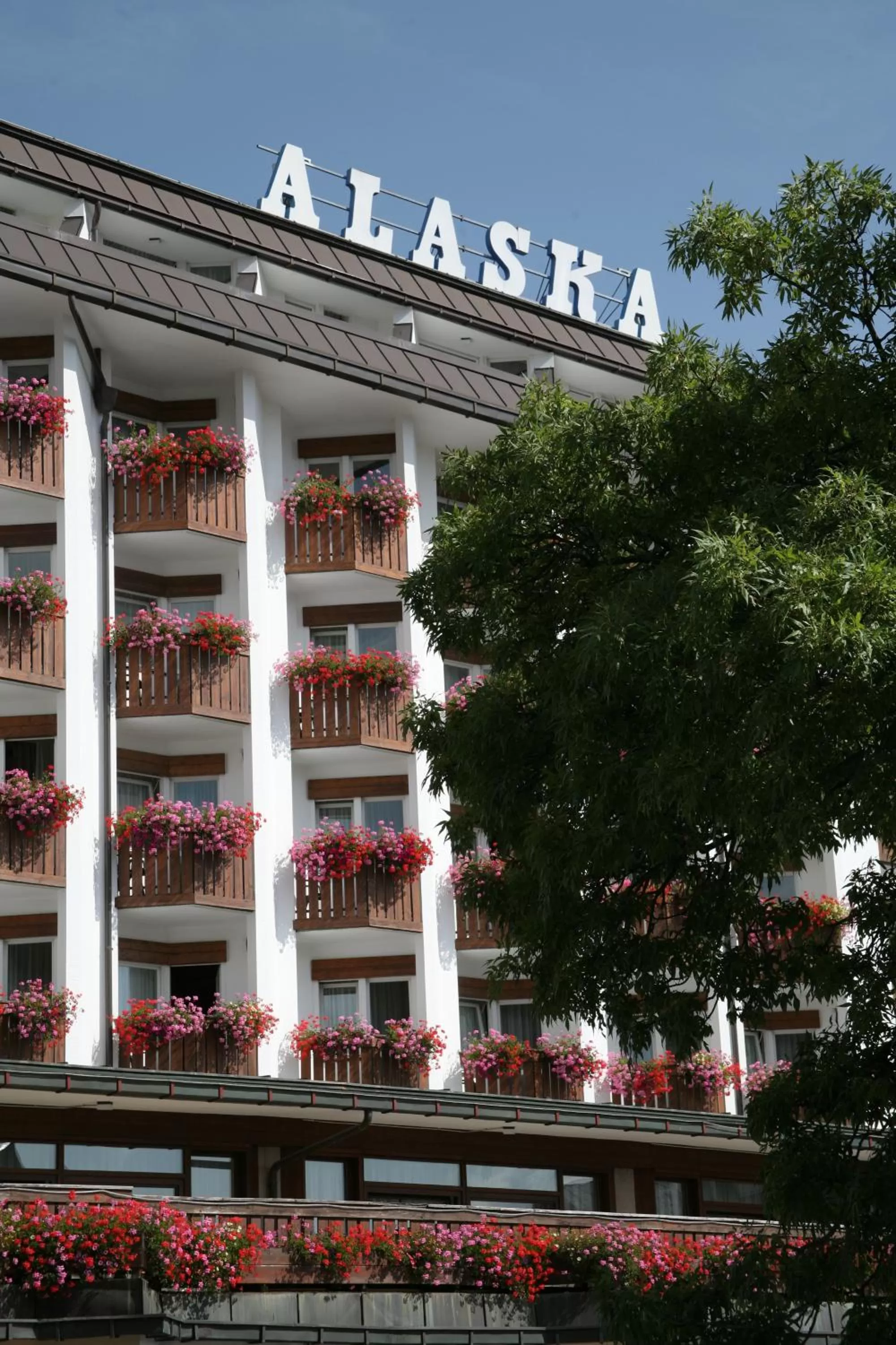 Property building in Hotel Alaska Cortina