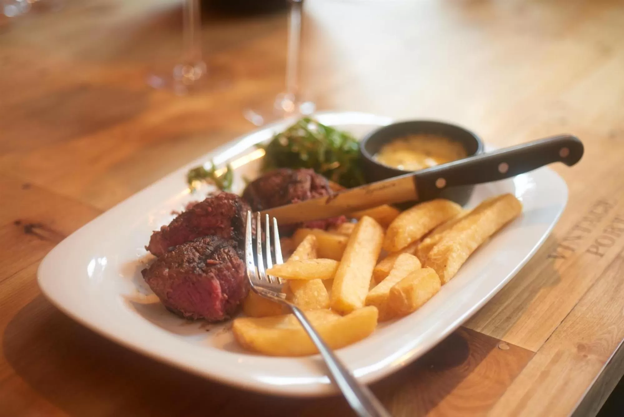 Food close-up in The Rose and Crown