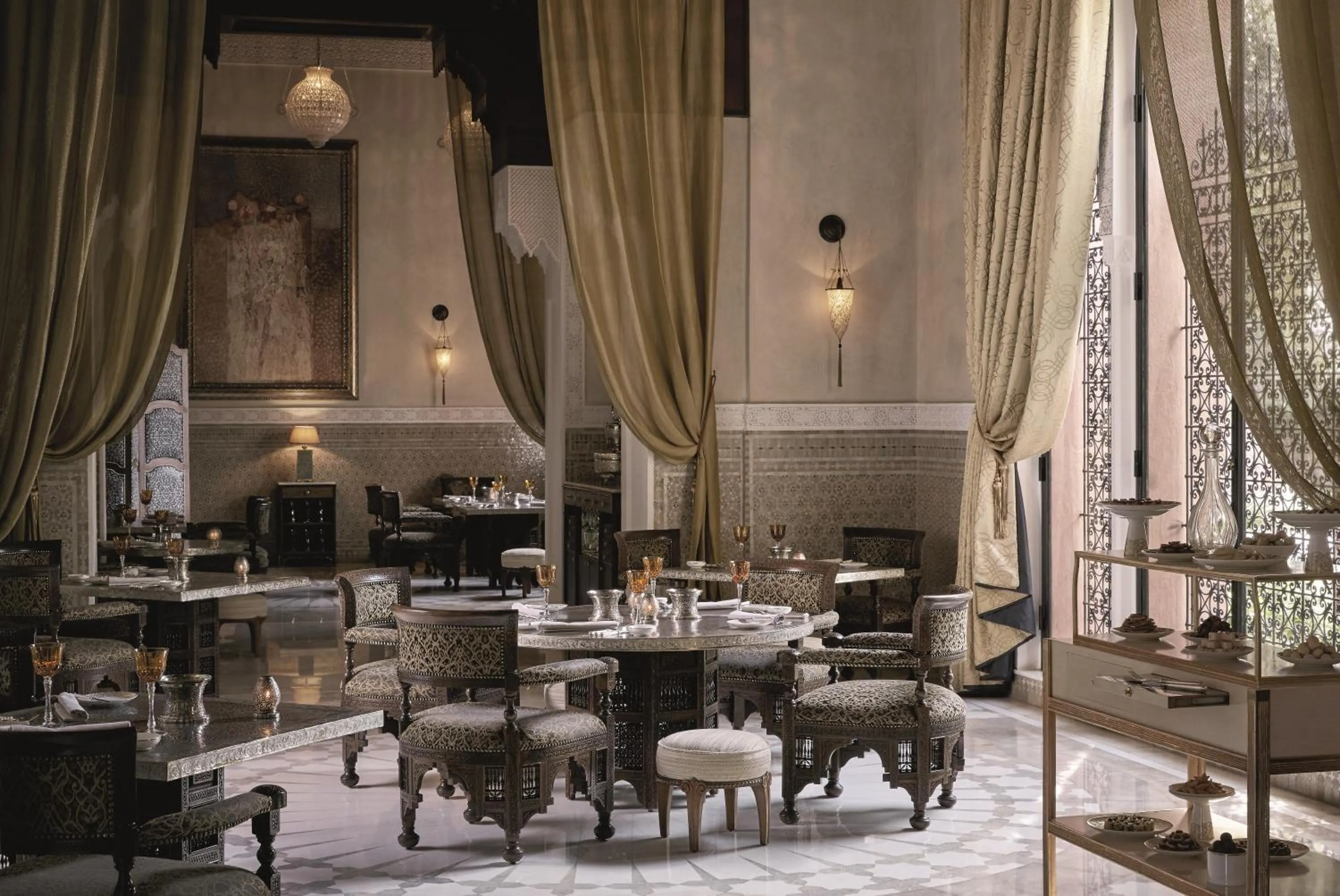 Restaurant/places to eat in Royal Mansour Marrakech