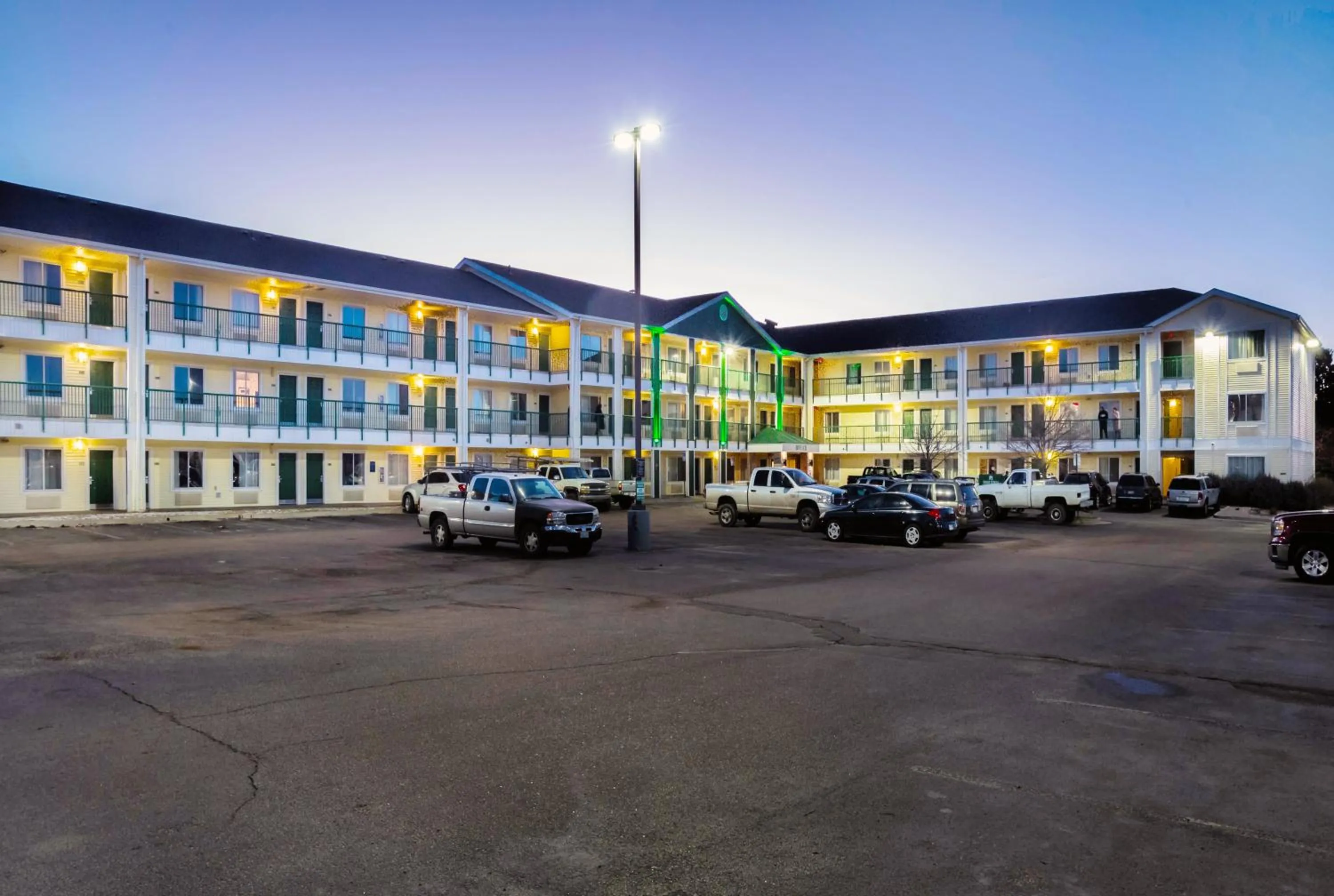 Property building in HomeTowne Studios by Red Roof Colorado Springs - Airport