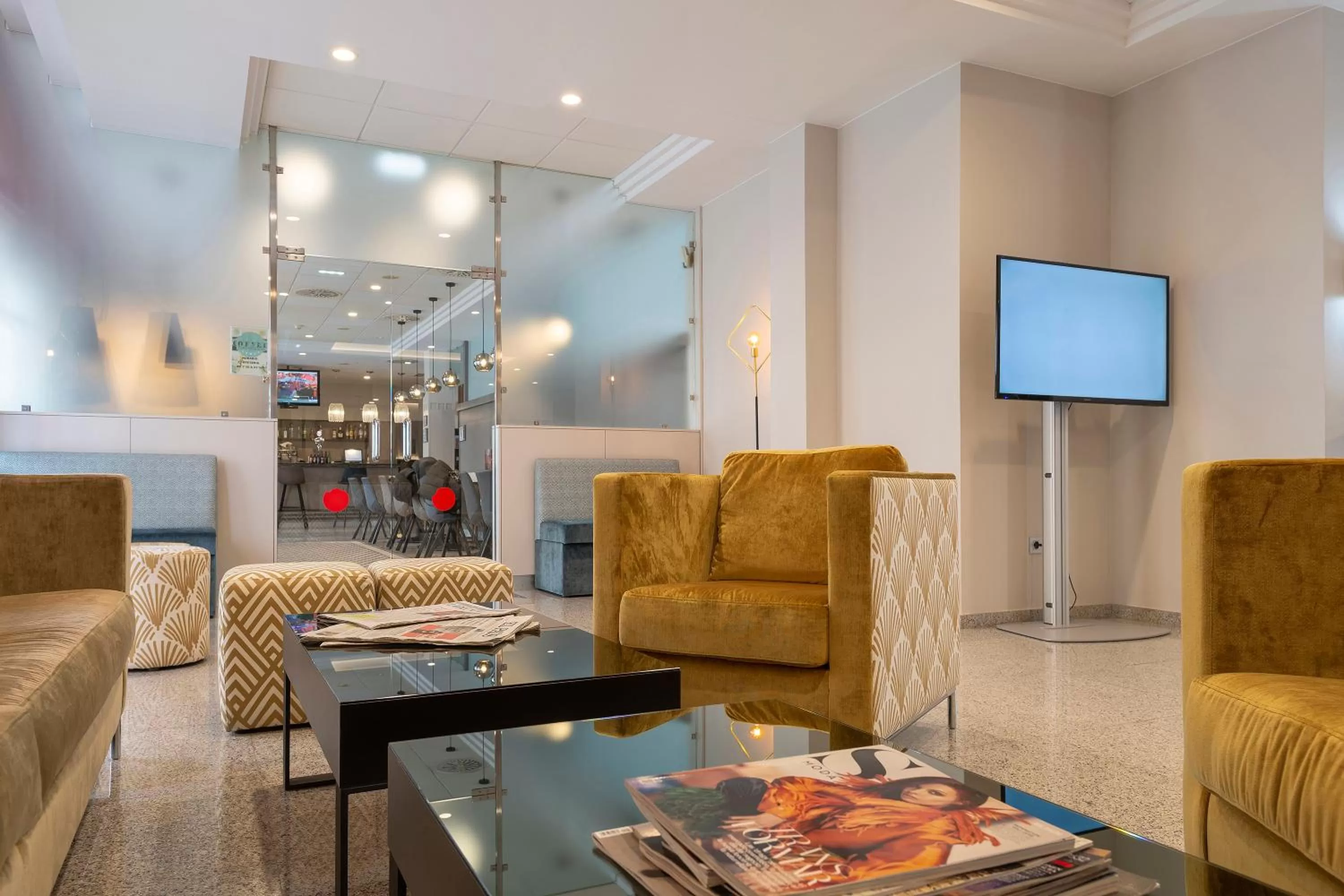 Lobby or reception in Hotel & Spa Real Jaca