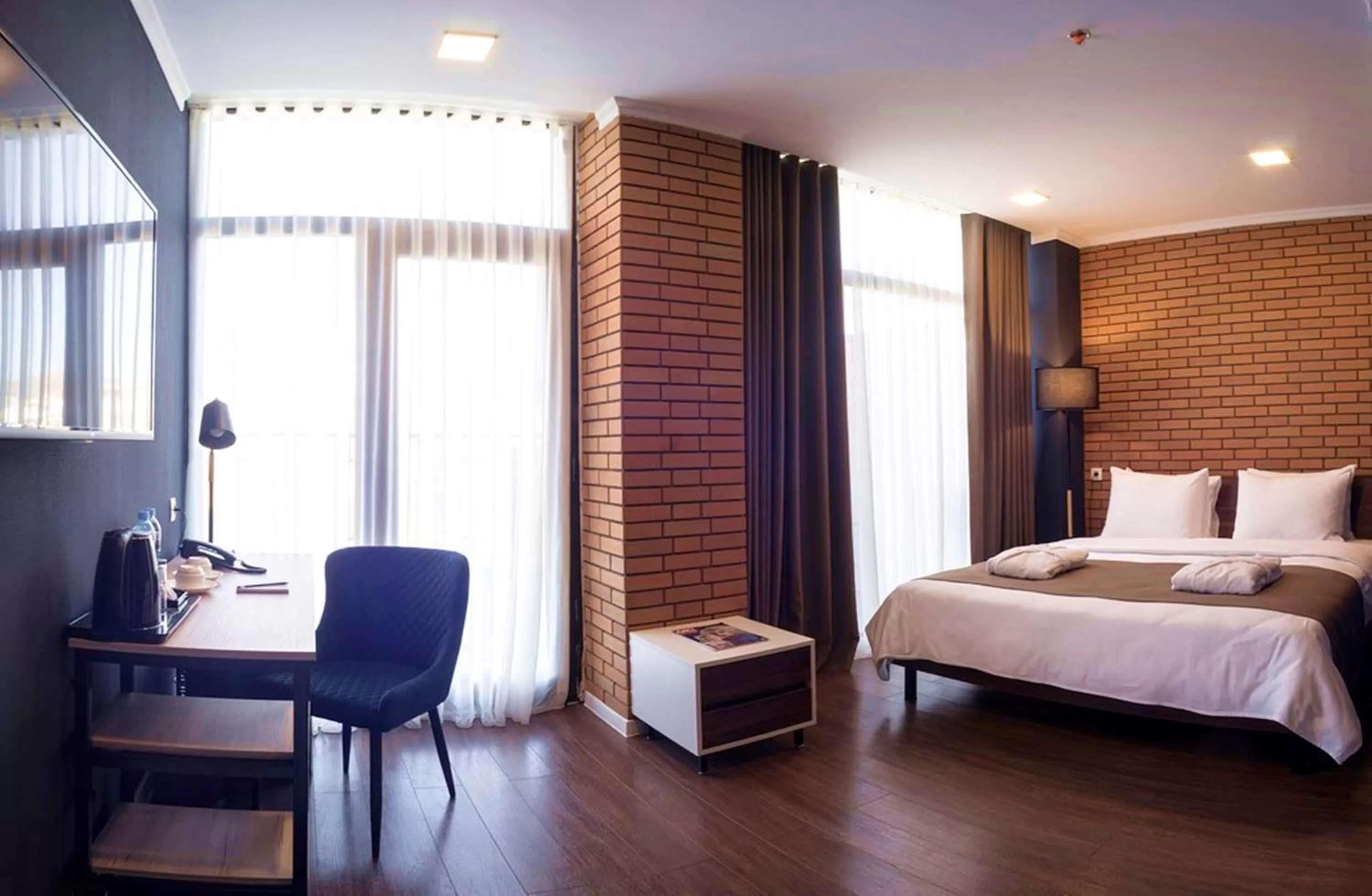Bed in Bricks Hotel Tbilisi