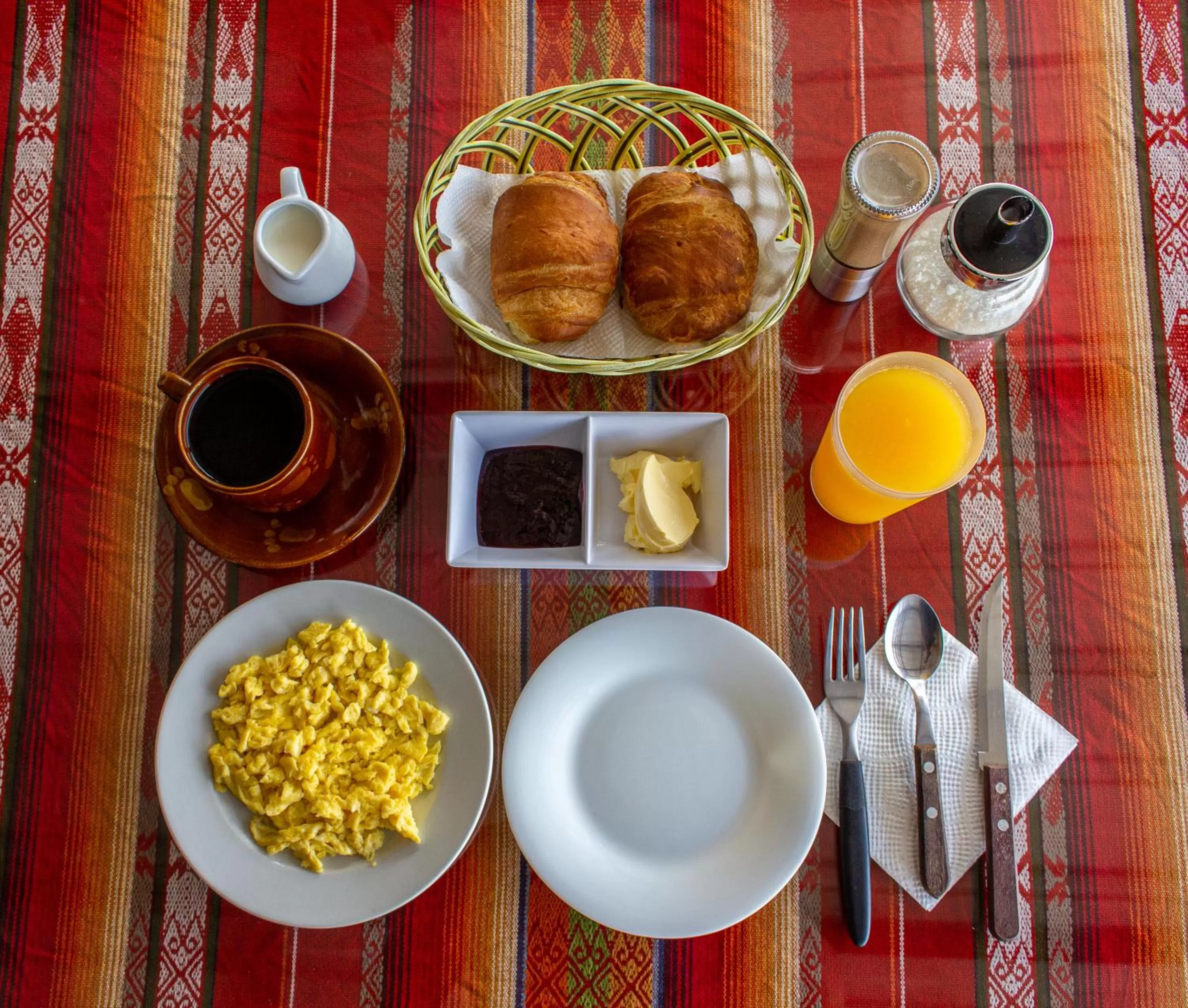 Breakfast in Hostal Limoncocha