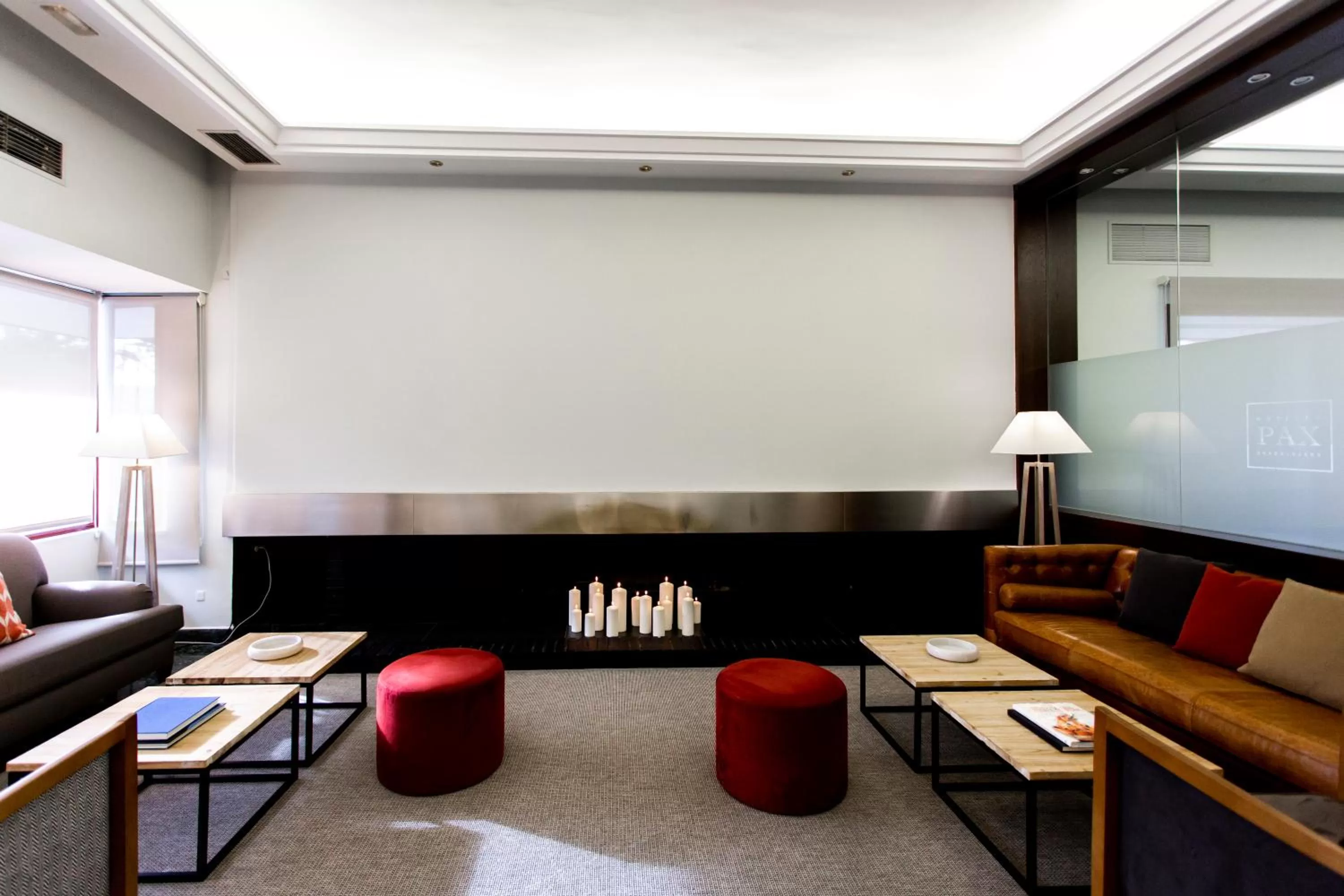 Communal lounge/ TV room in Hotel Pax Guadalajara