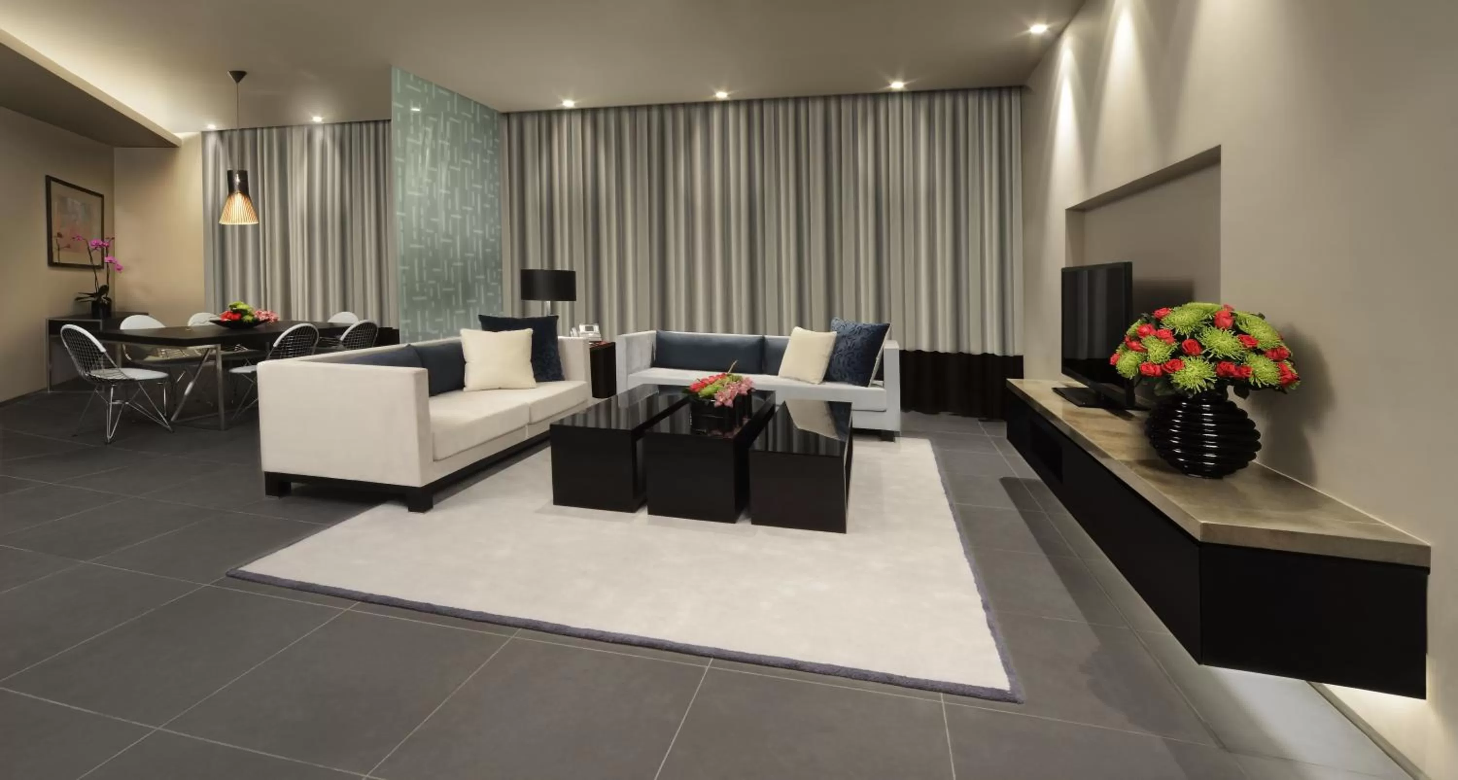 Living room in The Abdali Boulevard Hotel