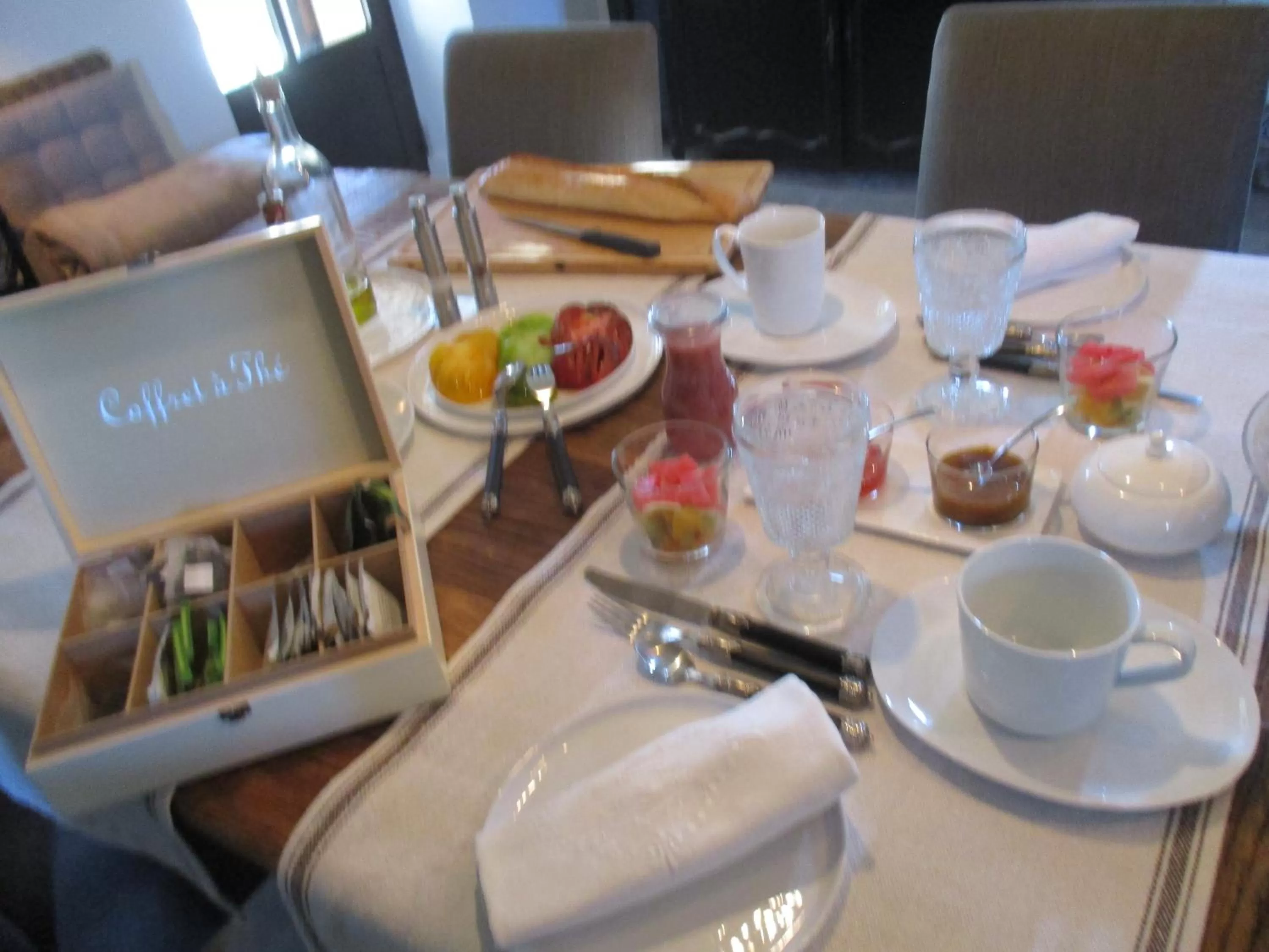 Food and drinks in La bergerie de Nano