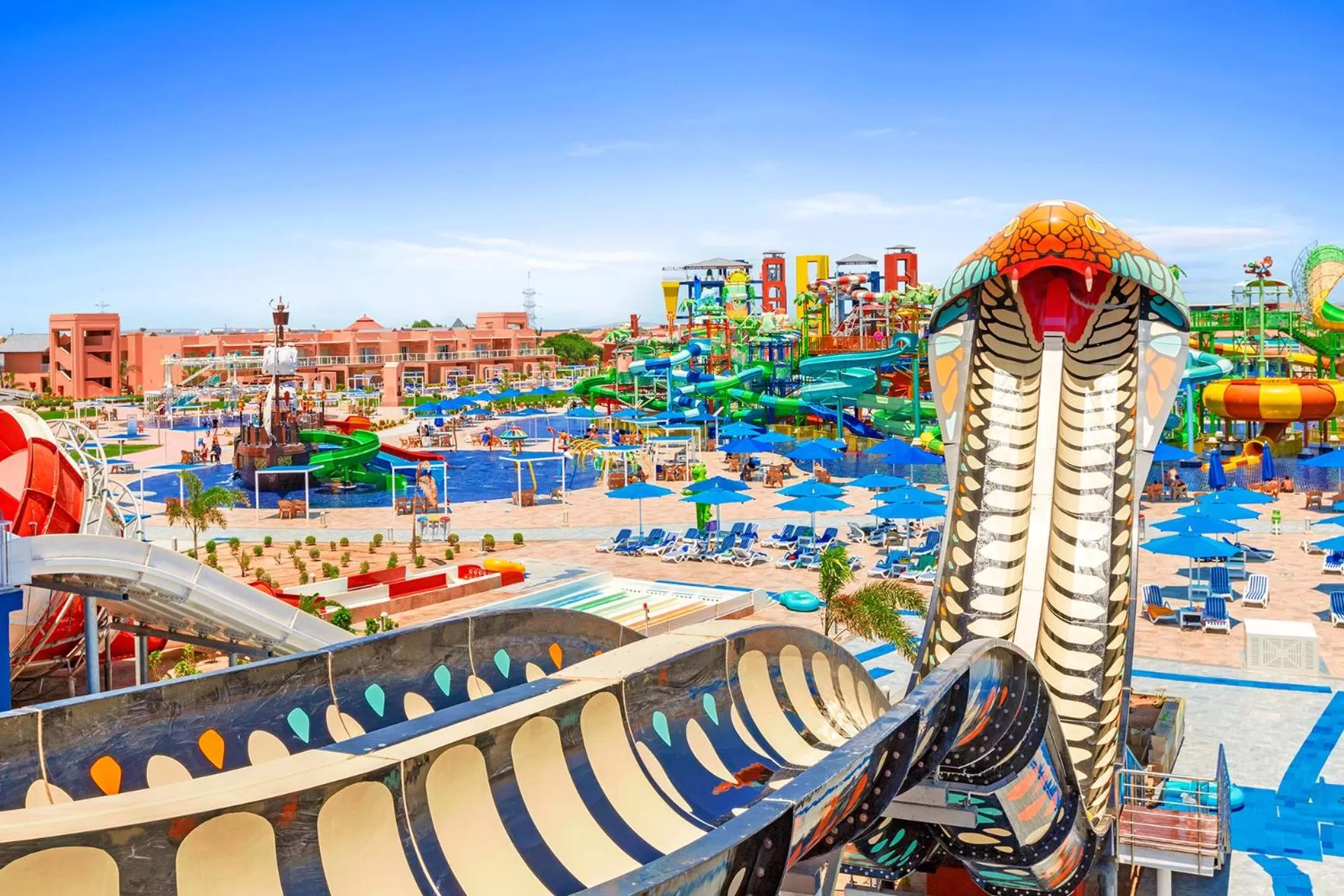 Aqua park in Neverland City Hurghada - Pickalbatros