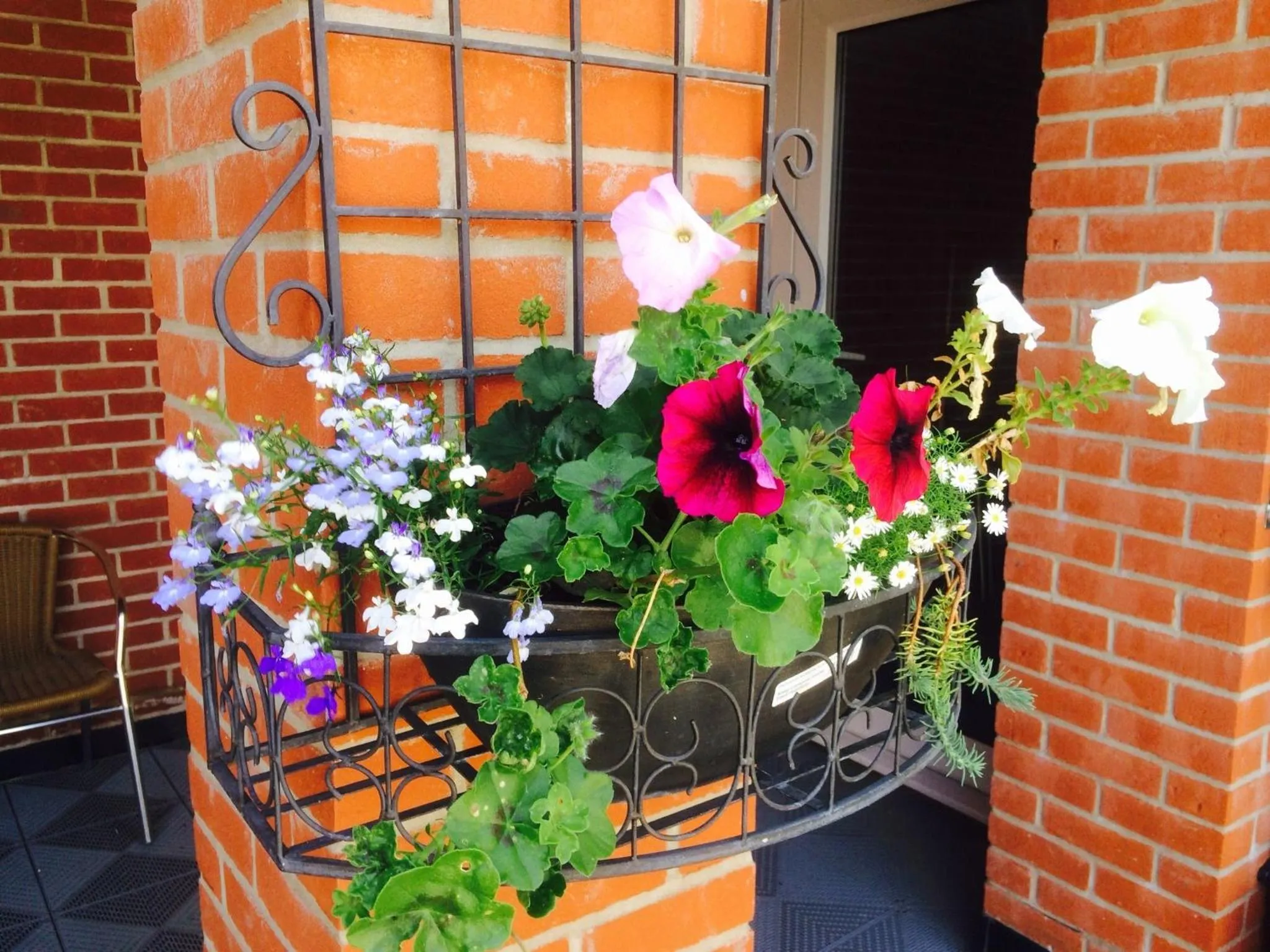 Decorative detail in OYO Star Anglia Hotel