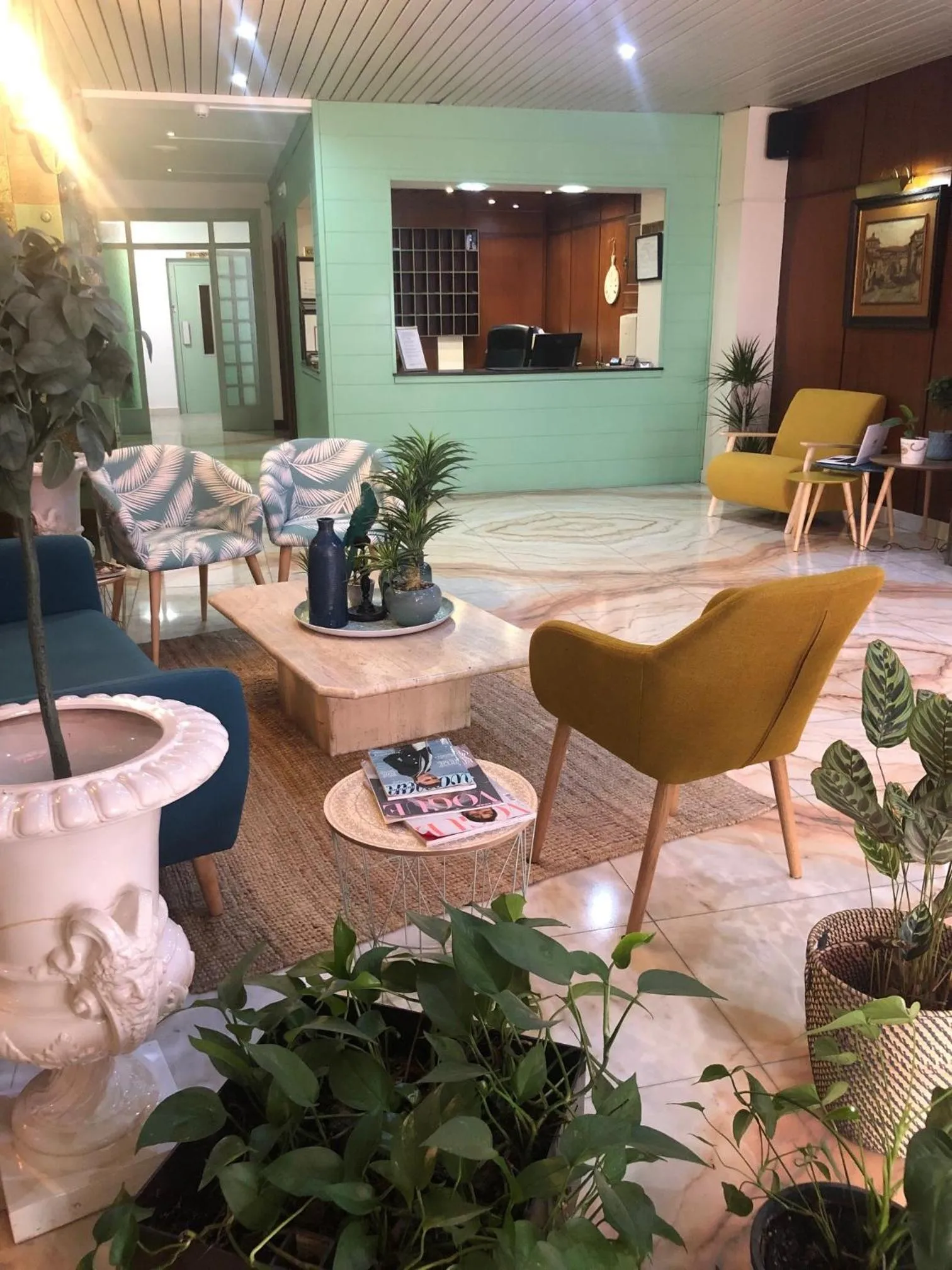 Lobby or reception in Hotel Marqués de Santillana