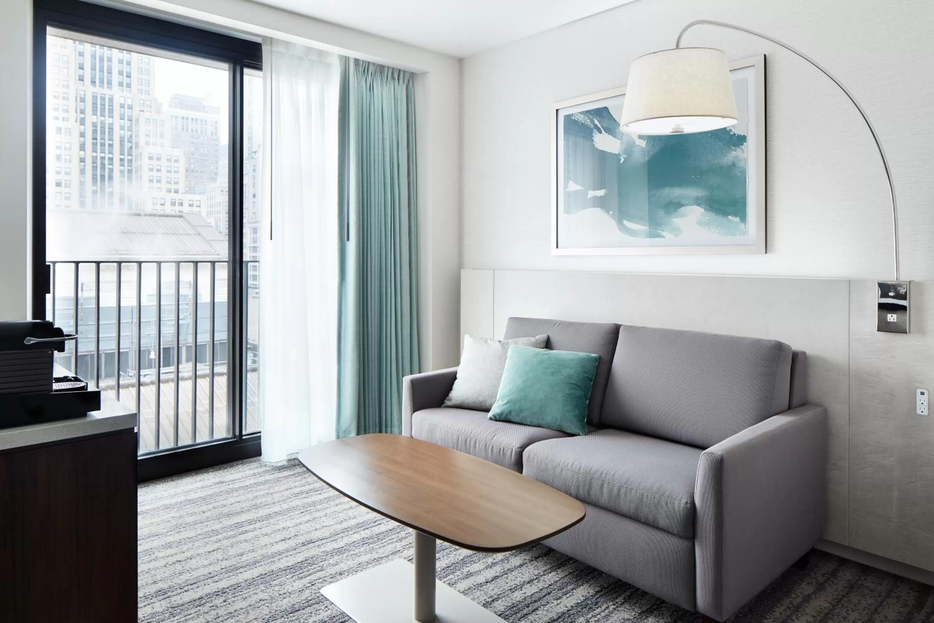 Seating area in Park Terrace Hotel