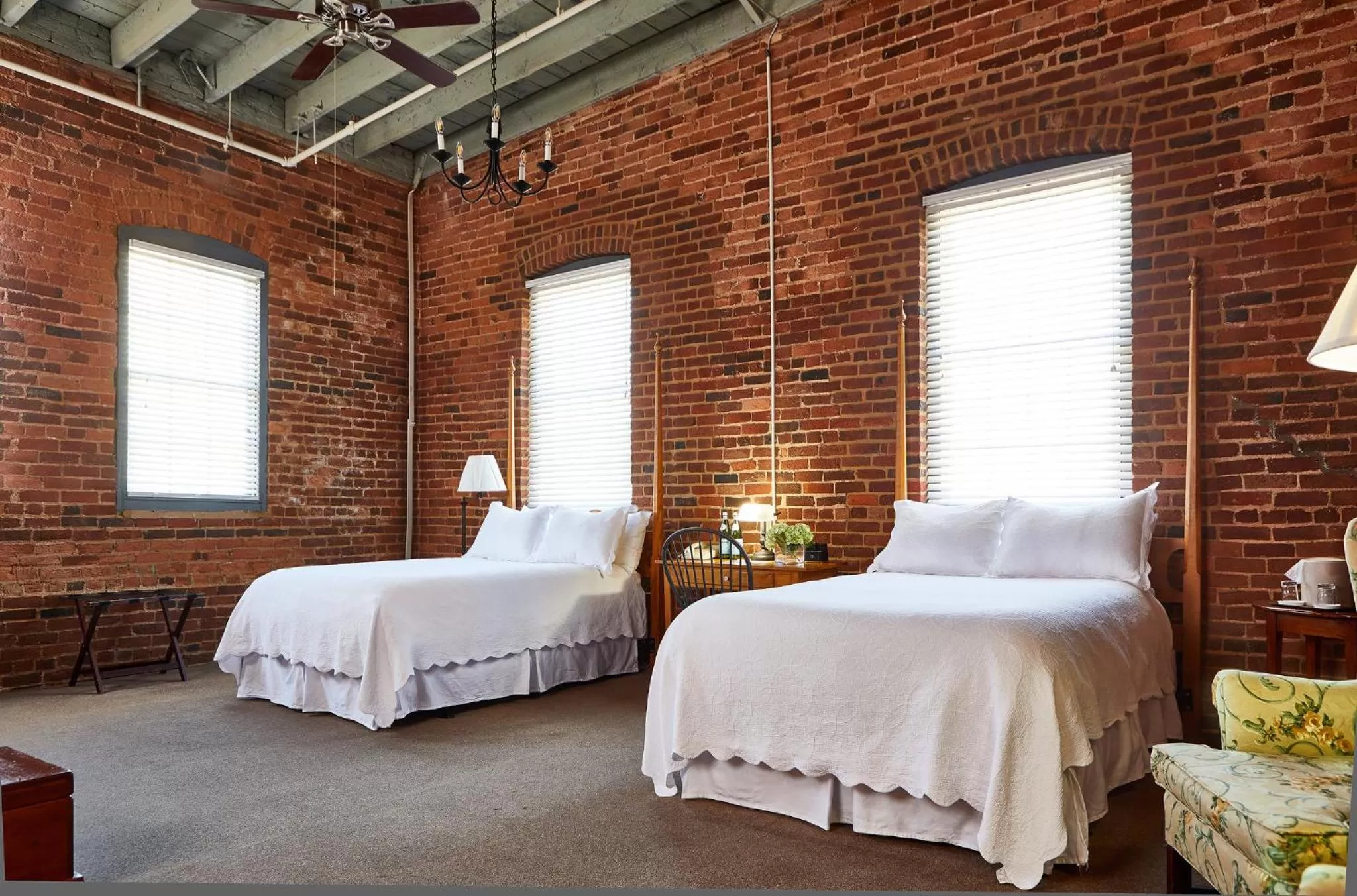 Seating area, Bed in The Historic Brookstown Inn, Trademark Collection by Wyndham