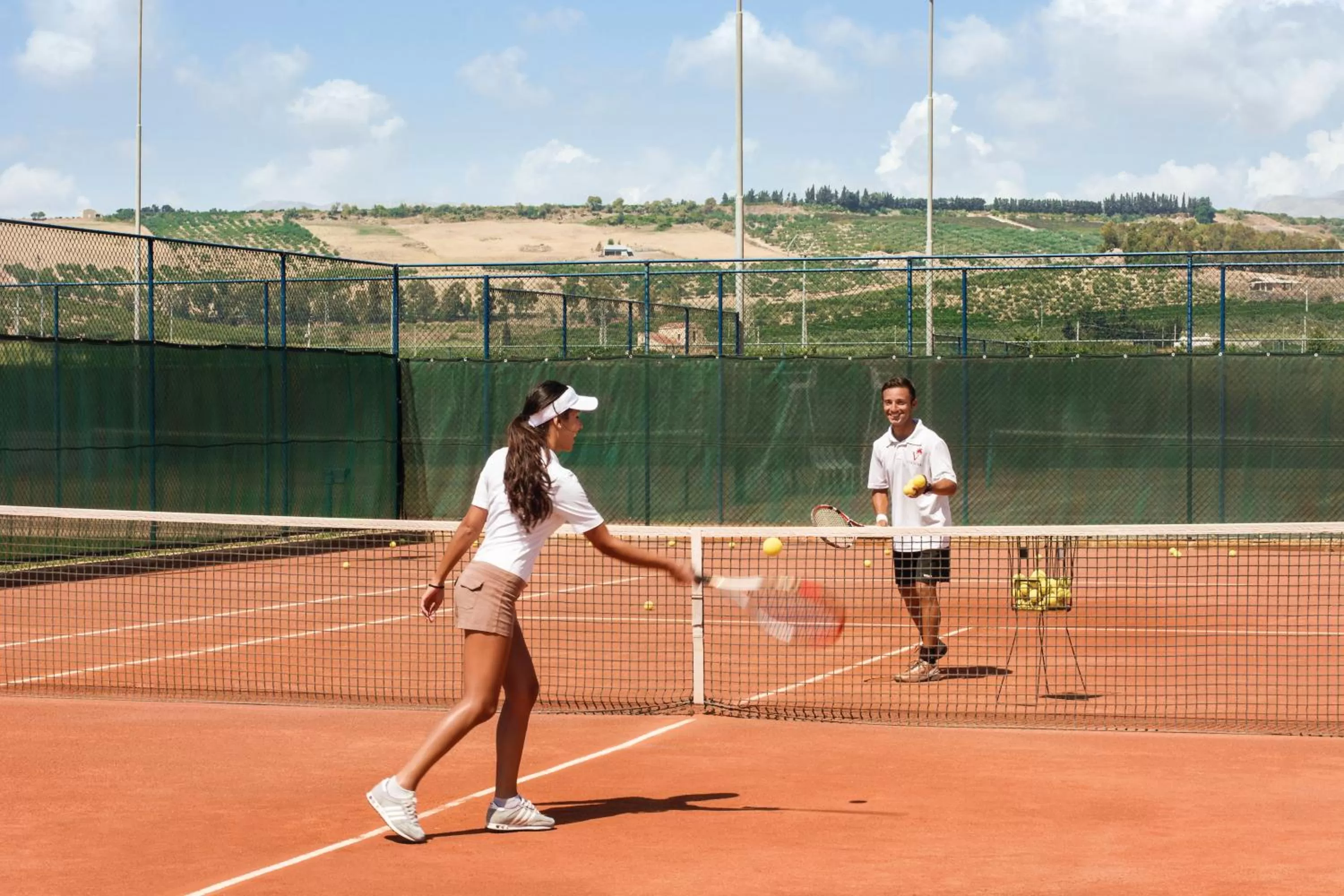 Tennis court in Verdura Resort