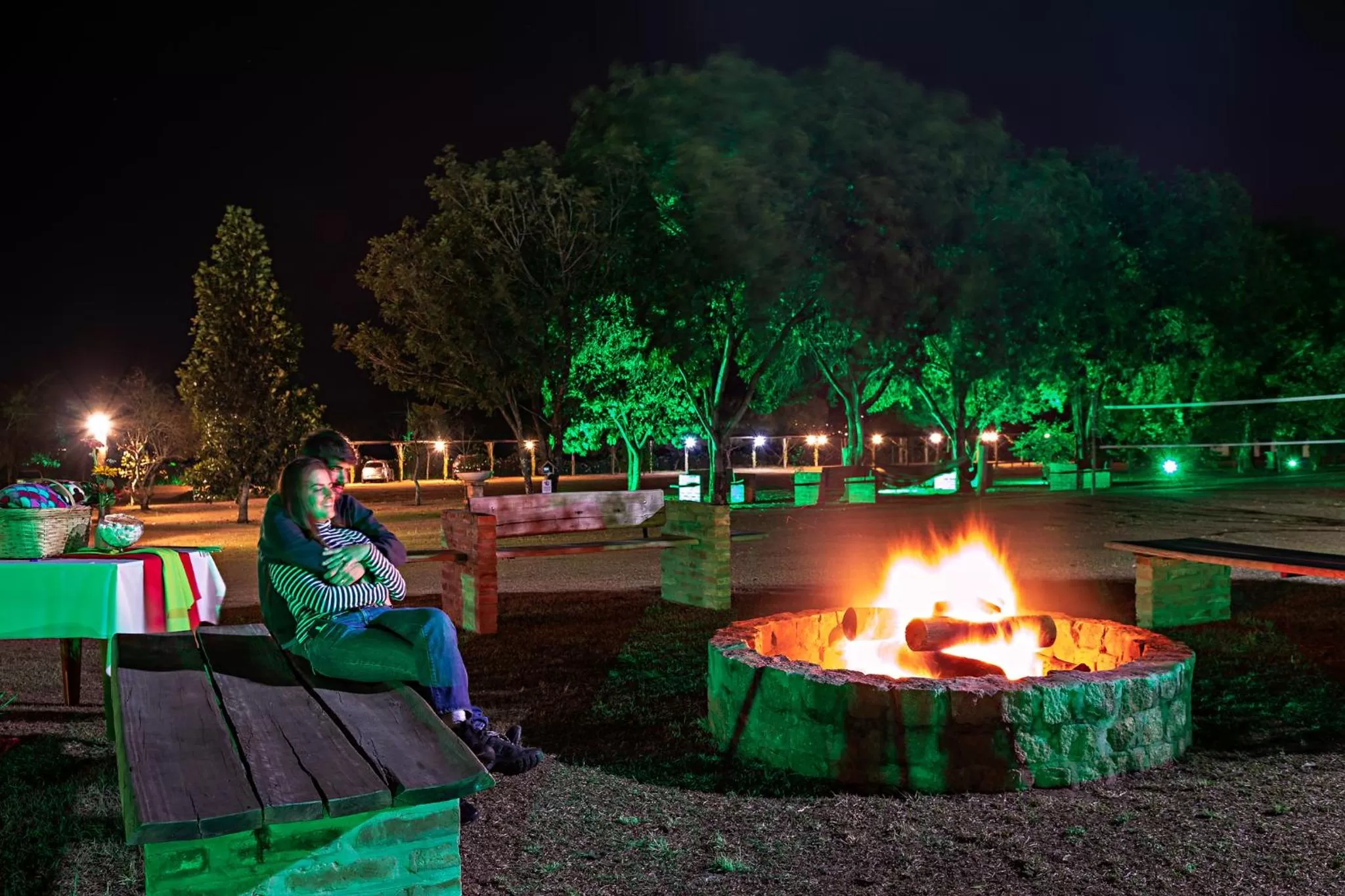 Night in Pousada Pé na Terra