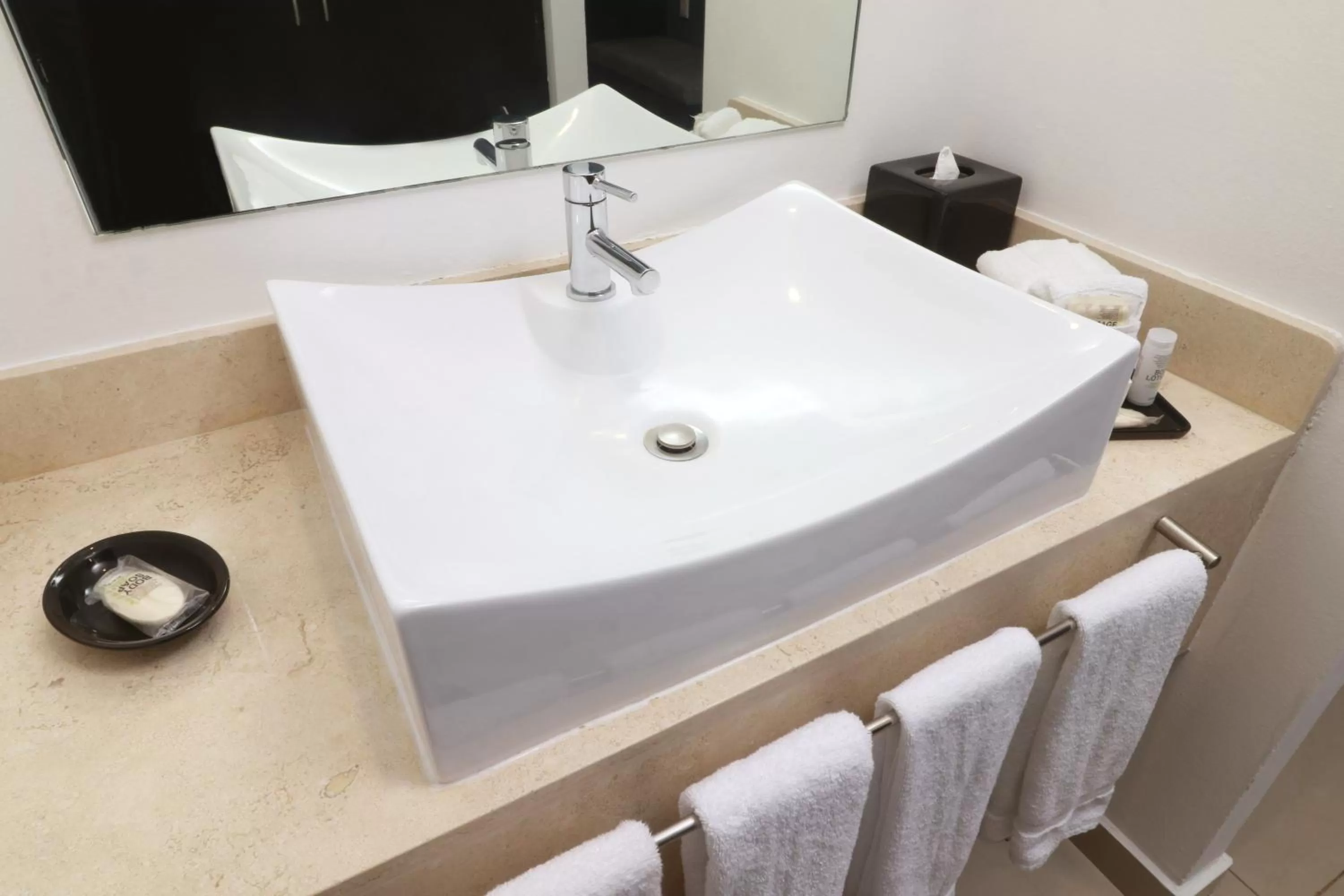 Toilet in Wyndham Garden Guadalajara Acueducto