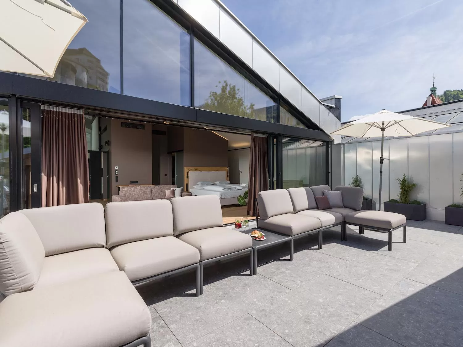 Seating area in Platzhirsch Kufstein