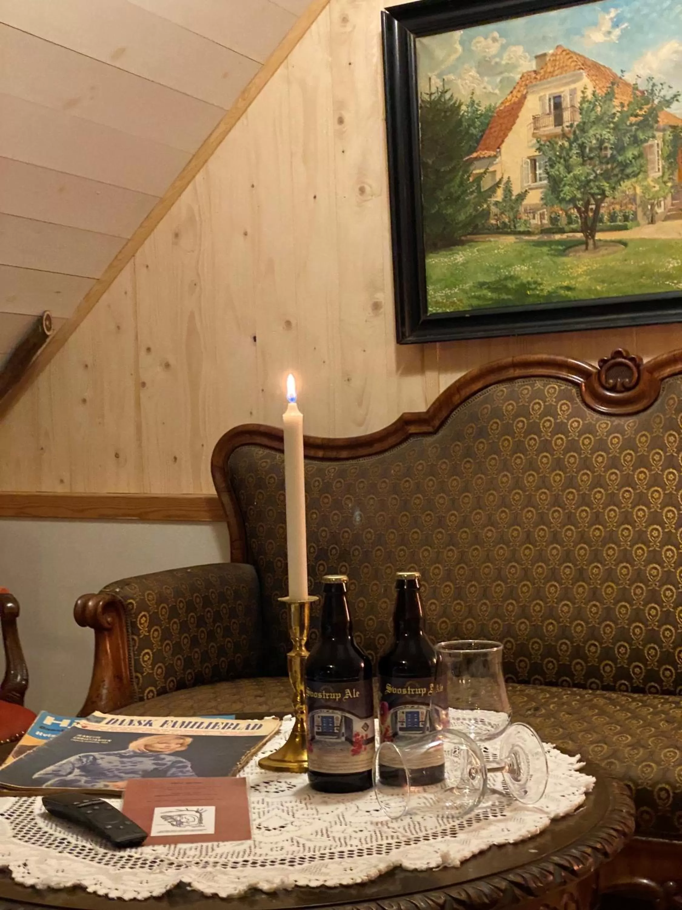 Living room in Svostrup Kro