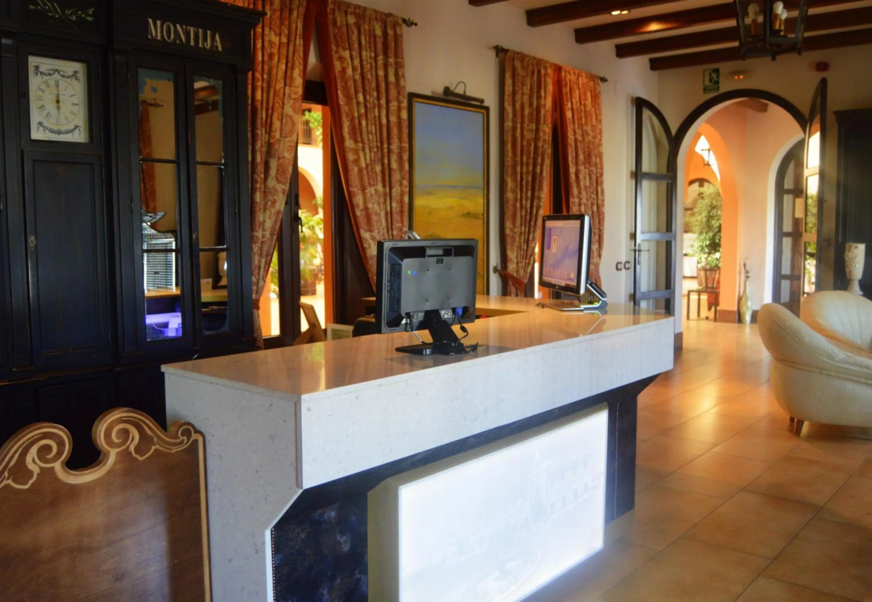 Lobby or reception in Hacienda Montija Hotel
