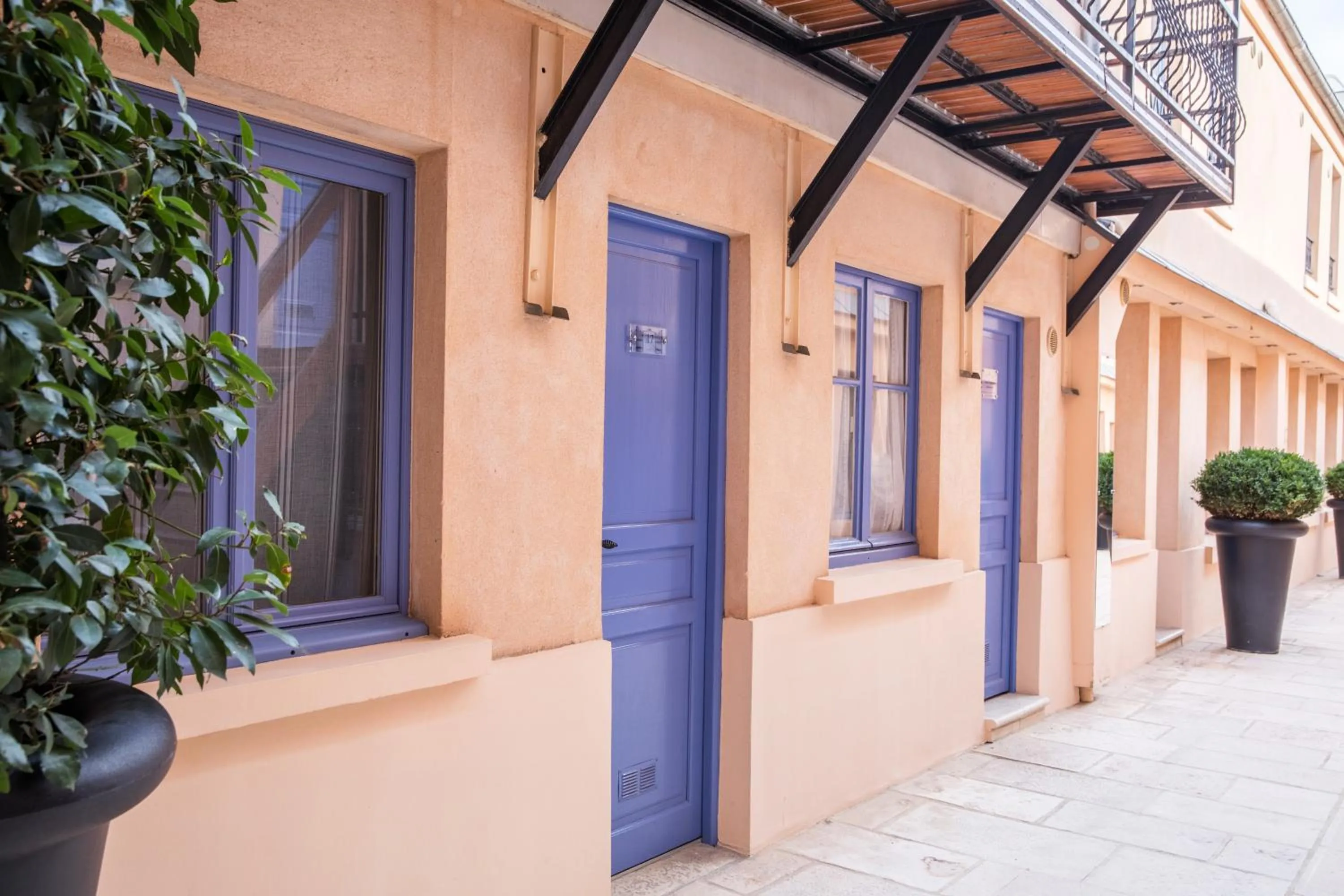 Patio in Hotel De L'Horloge