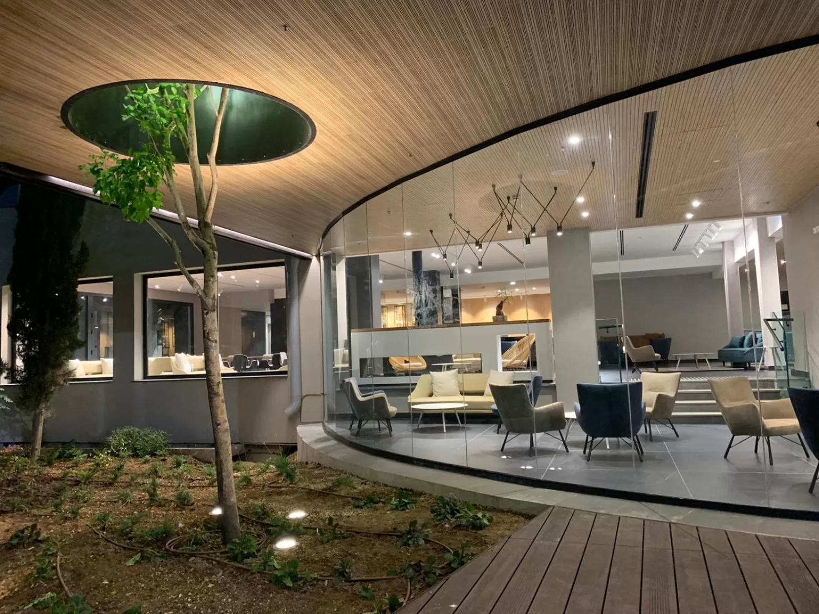 Lobby or reception in Kfar Giladi Hotel