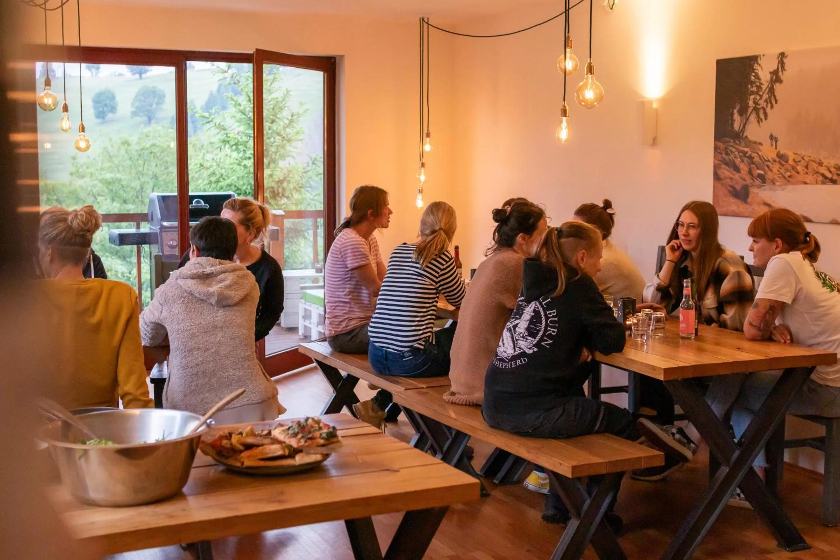 Dining area in Harz BnB Werkmeister