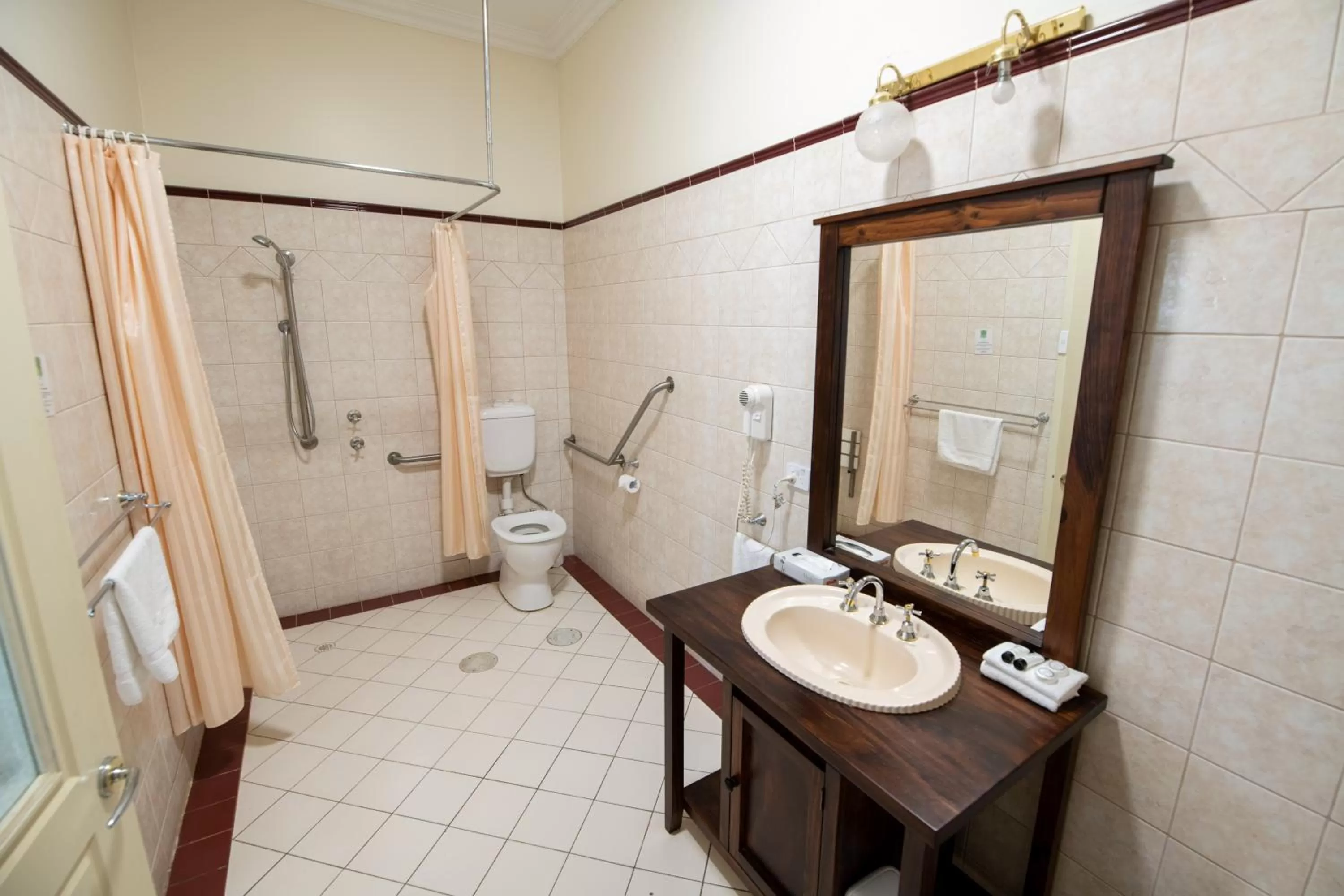 Bathroom in Bentley's Hotel