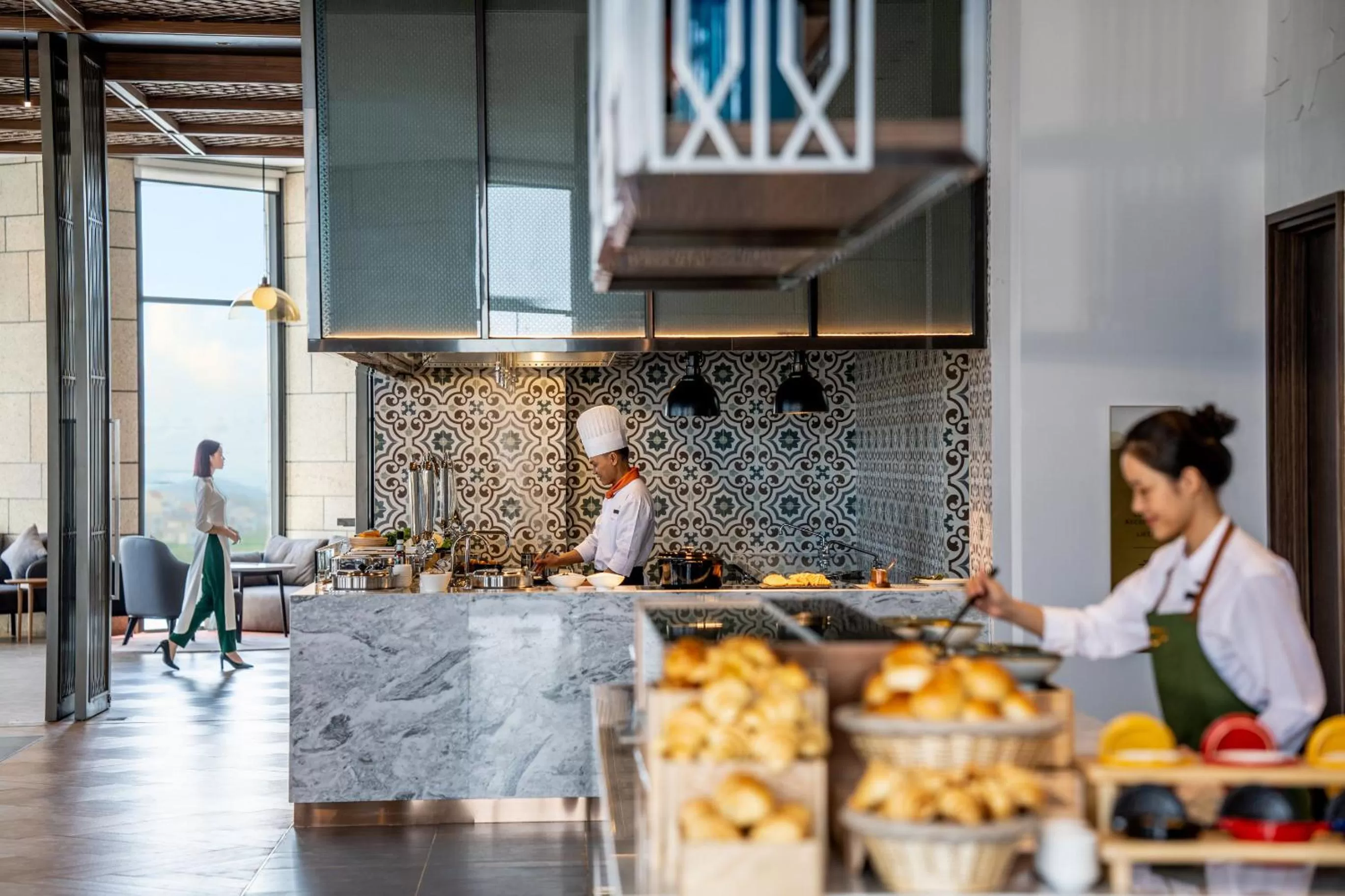 Breakfast in Crowne Plaza Vinh Yen City Centre by IHG