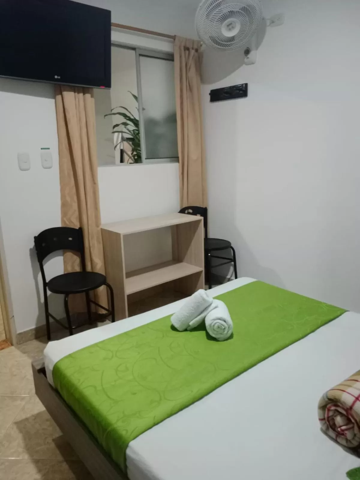 Bed in Hotel El Deportista