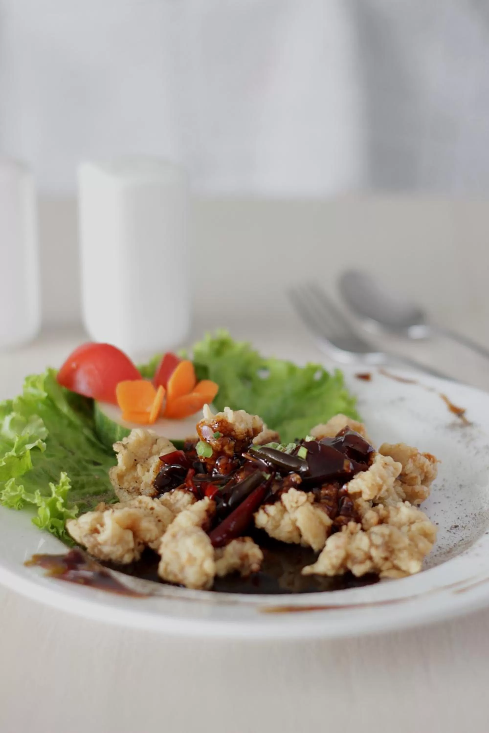 Food close-up in Three Eight Front One Boutique Batu Malang