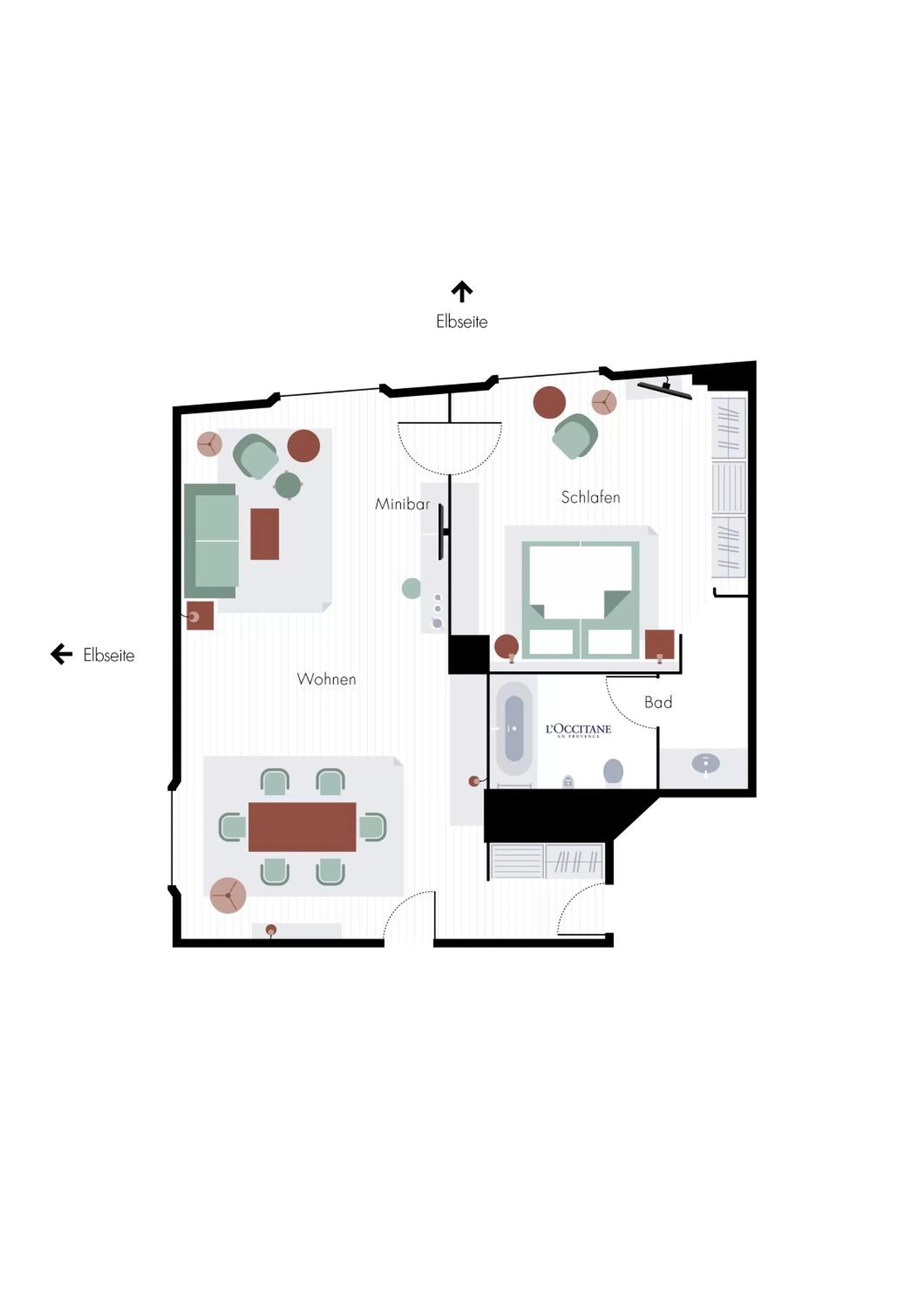 City view in Bilderberg Bellevue Hotel Dresden
