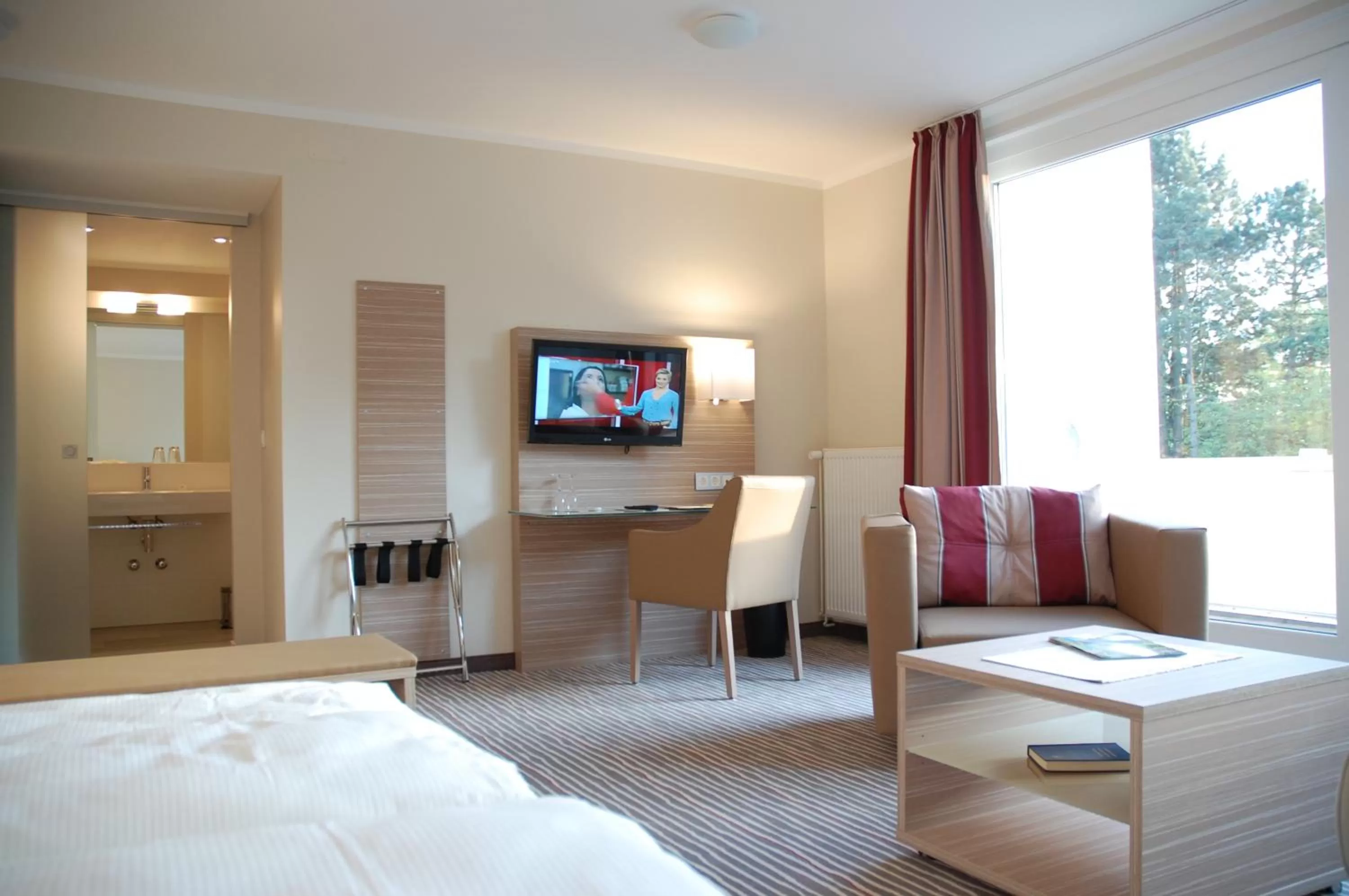 Seating area, Bed in Parkhotel Bad Bevensen ,ThermePlus