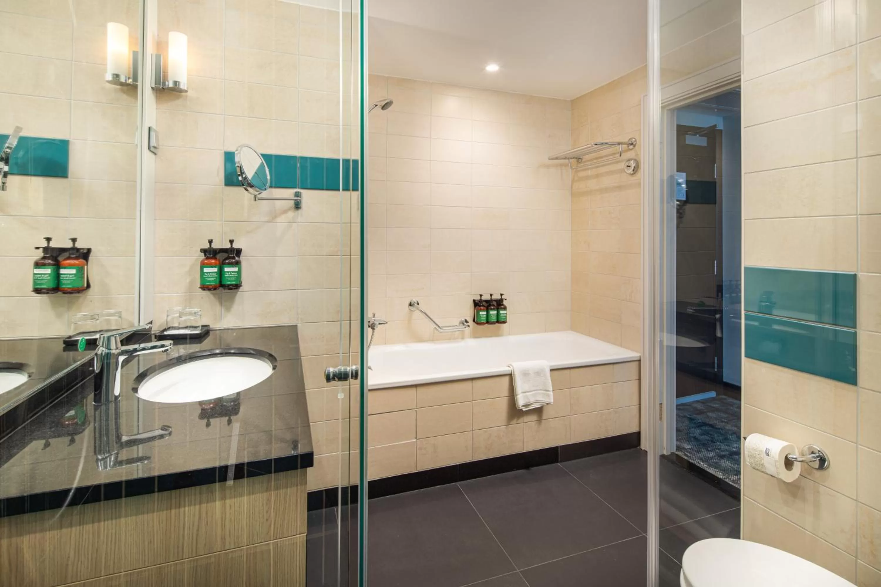 Bathroom in Crowne Plaza Budapest by IHG