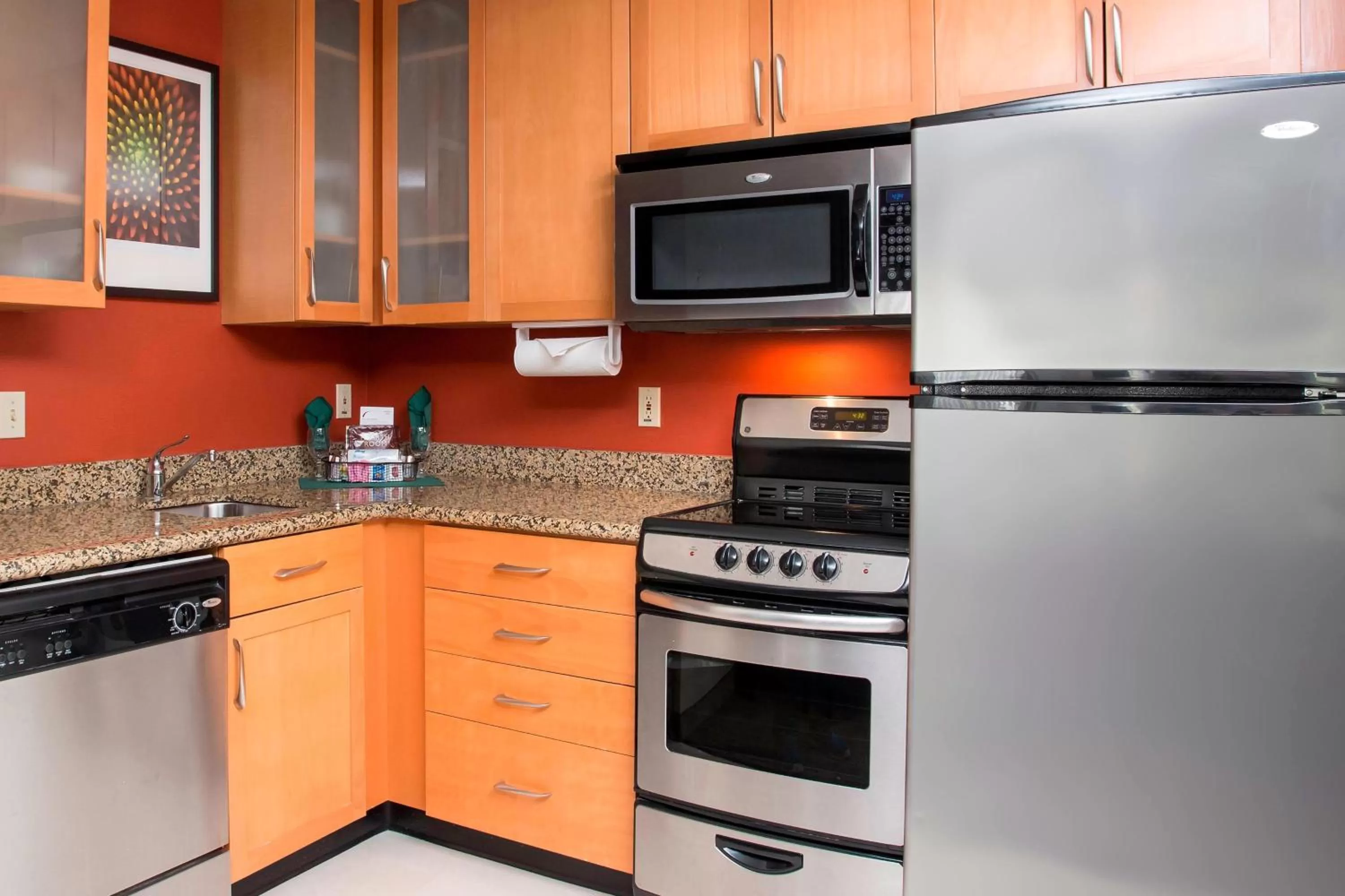 Kitchen or kitchenette in Residence Inn Topeka