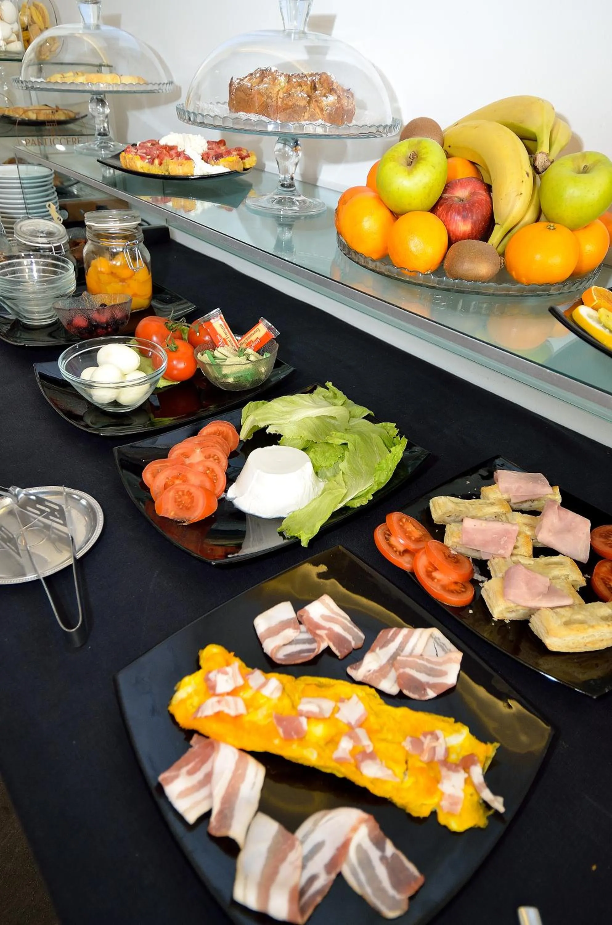 Buffet breakfast in Hotel Nuova Mestre