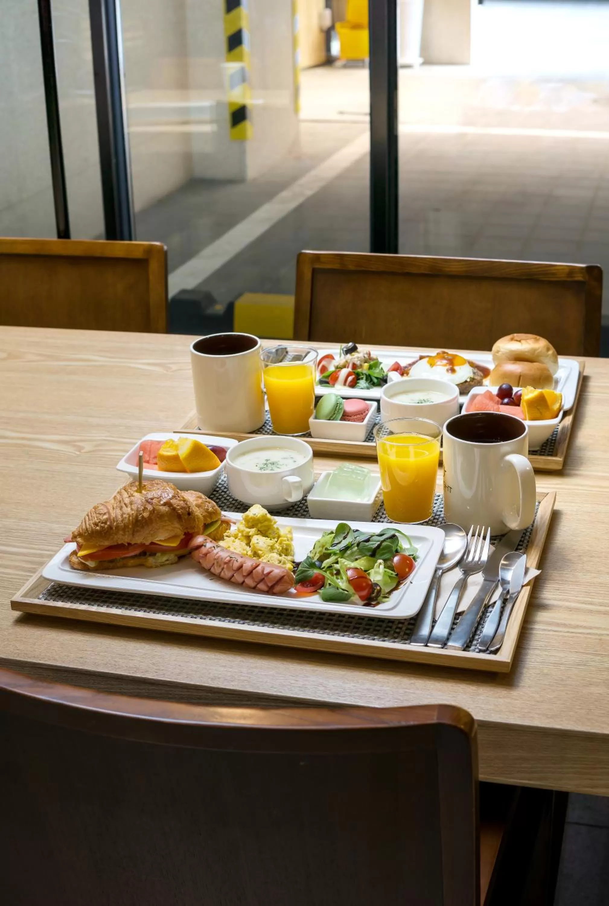 Continental breakfast in Delight Hotel Jamsil