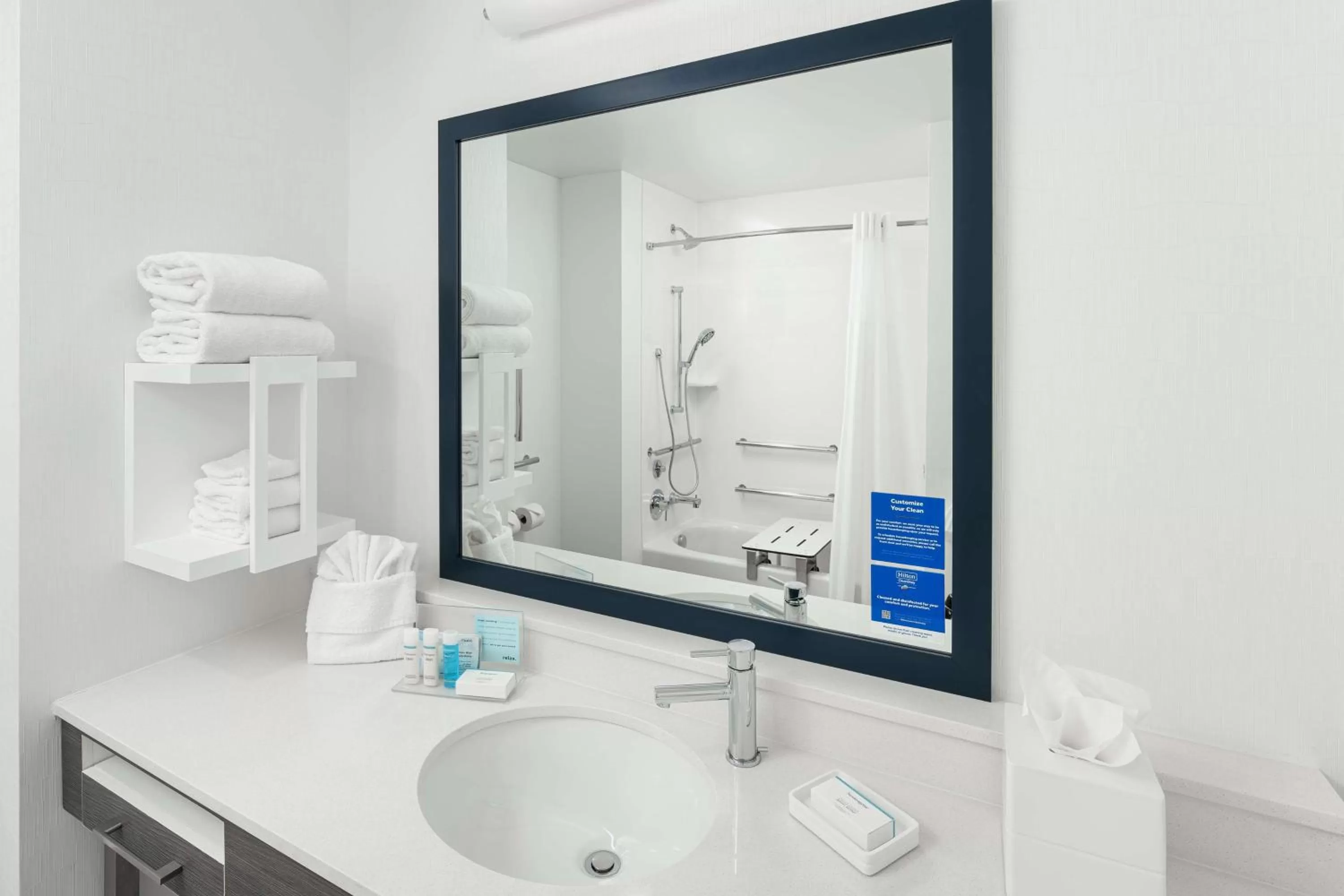 Bathroom in Hampton Inn by Hilton Ashland City, Tn