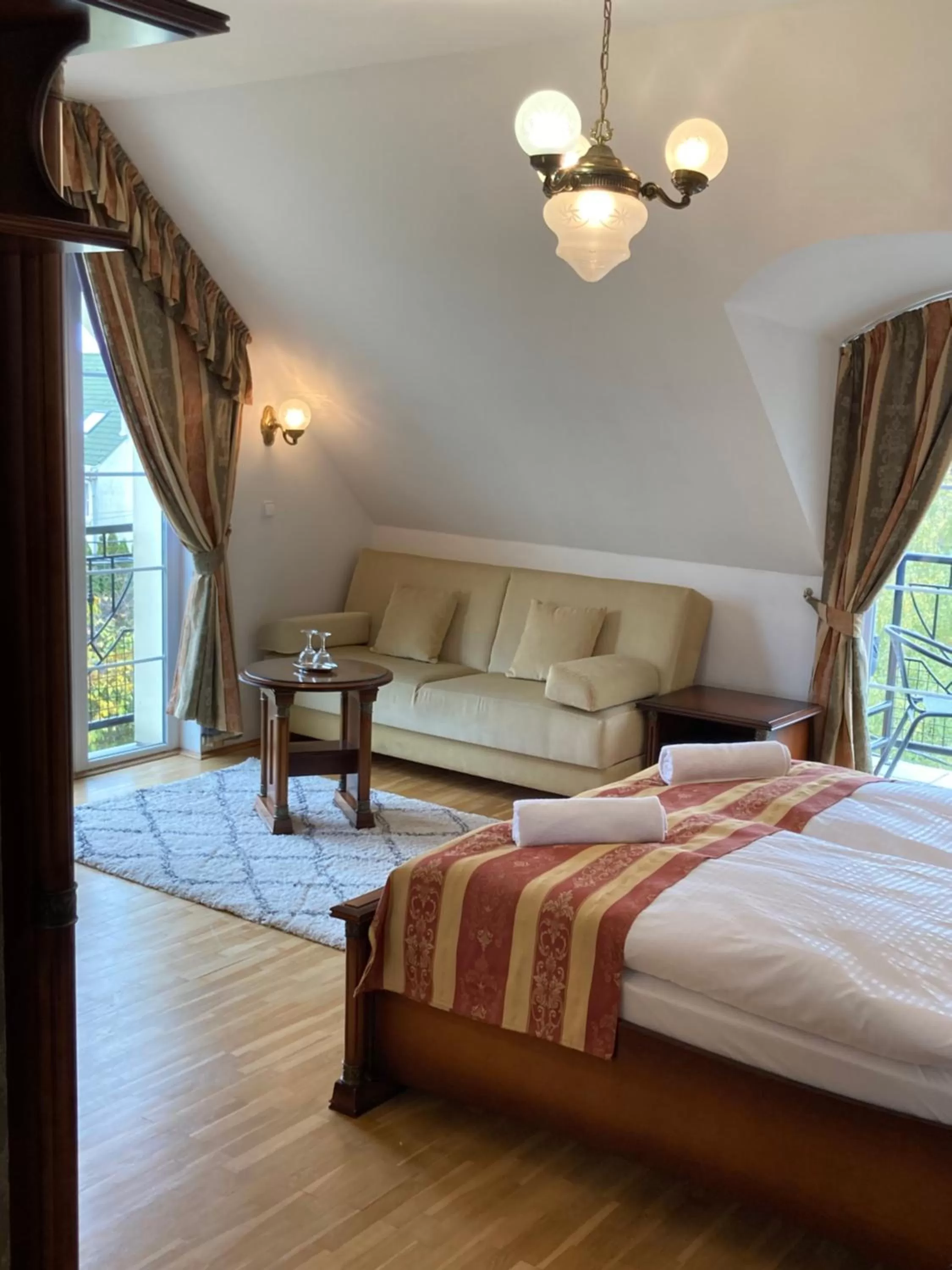 Bedroom in Villa Panoráma