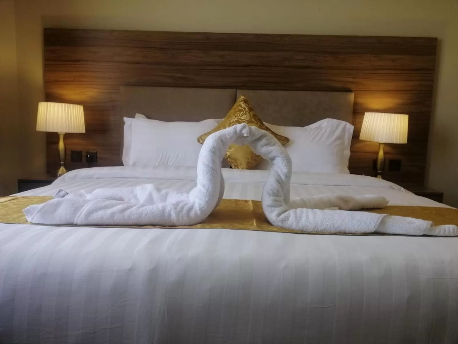 Bed in Vital House Apartments