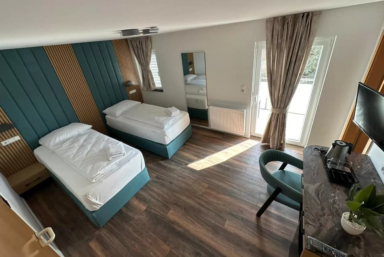 Photo of the whole room, Bed in Hotel Lottstetten