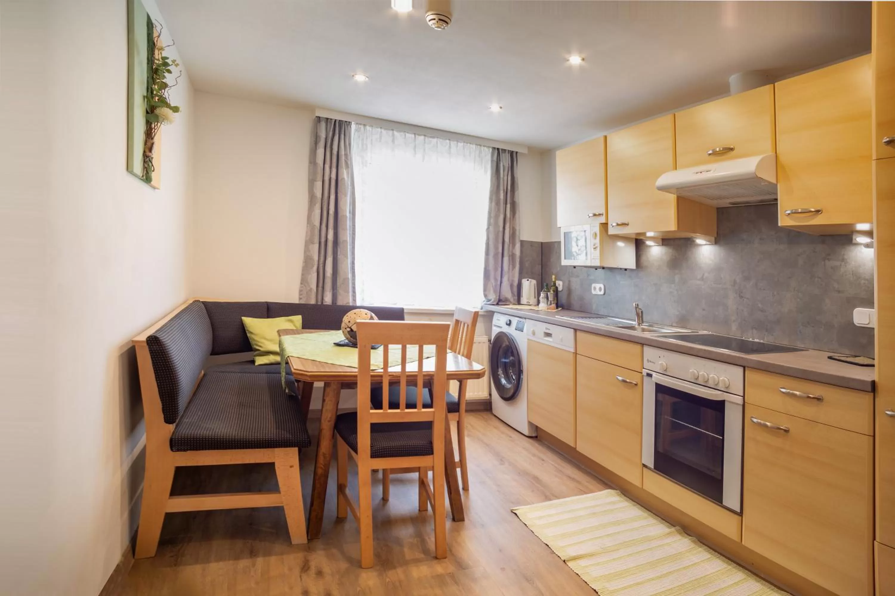 Kitchen or kitchenette in Hotel Gisela