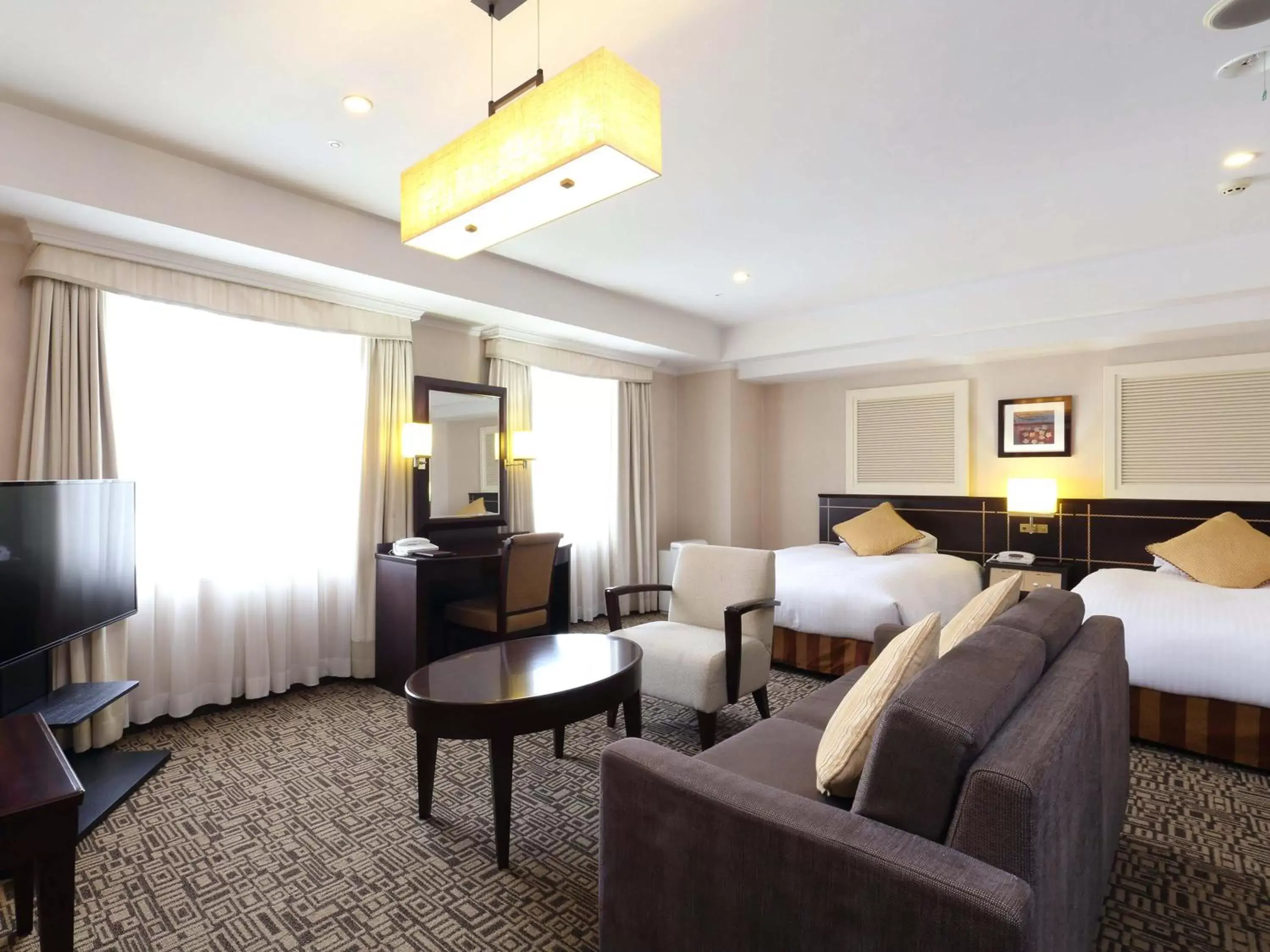 Deluxe Twin Room - Non-Smoking in Nishitetsu Grand Hotel Deluxe Twin Room - Non-Smoking in Nishitetsu Grand Hotel