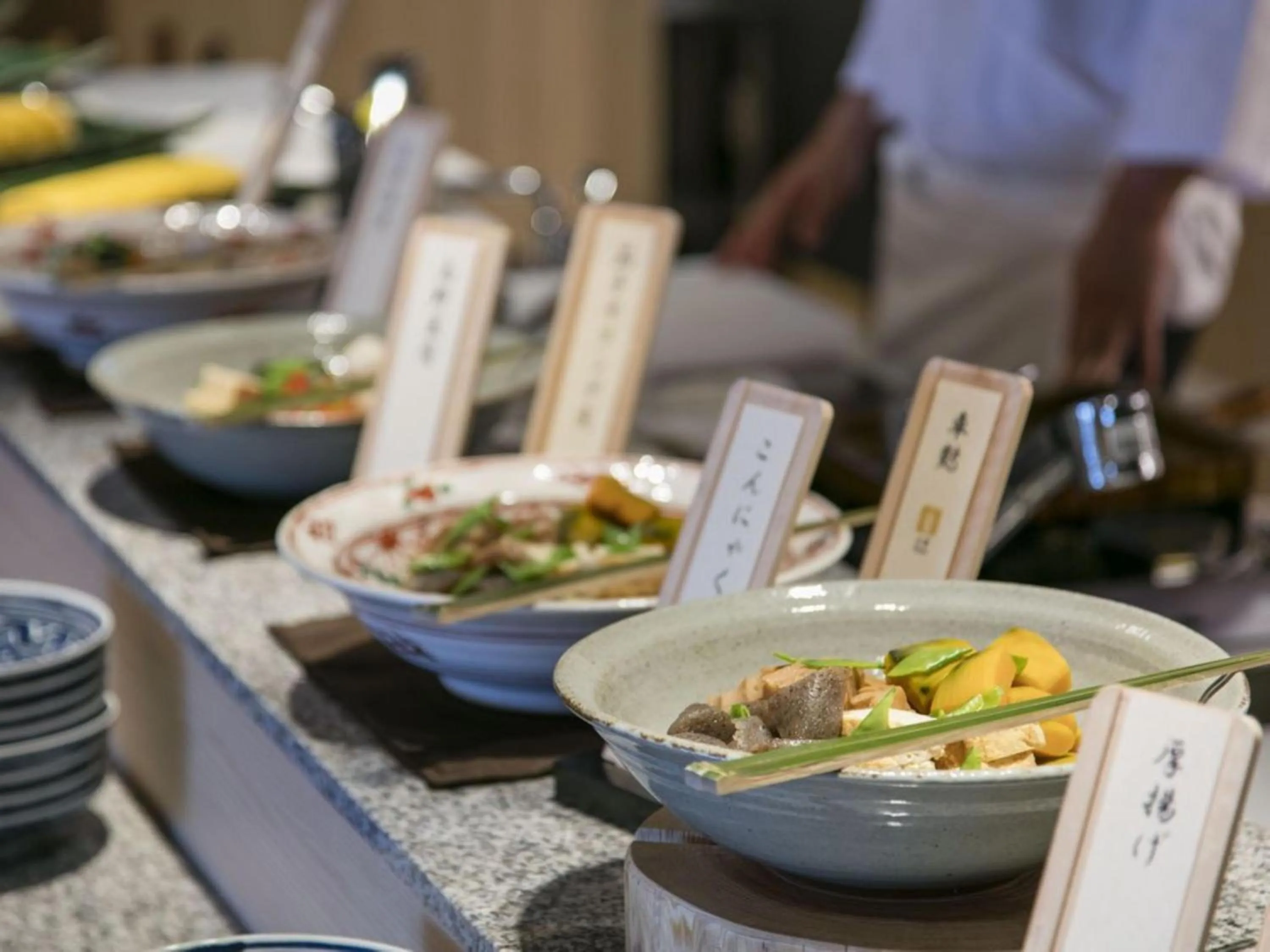 Food close-up in Kobe Minato Onsen Ren