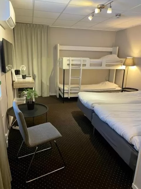Photo of the whole room, Bed in Hotell Entré Norr