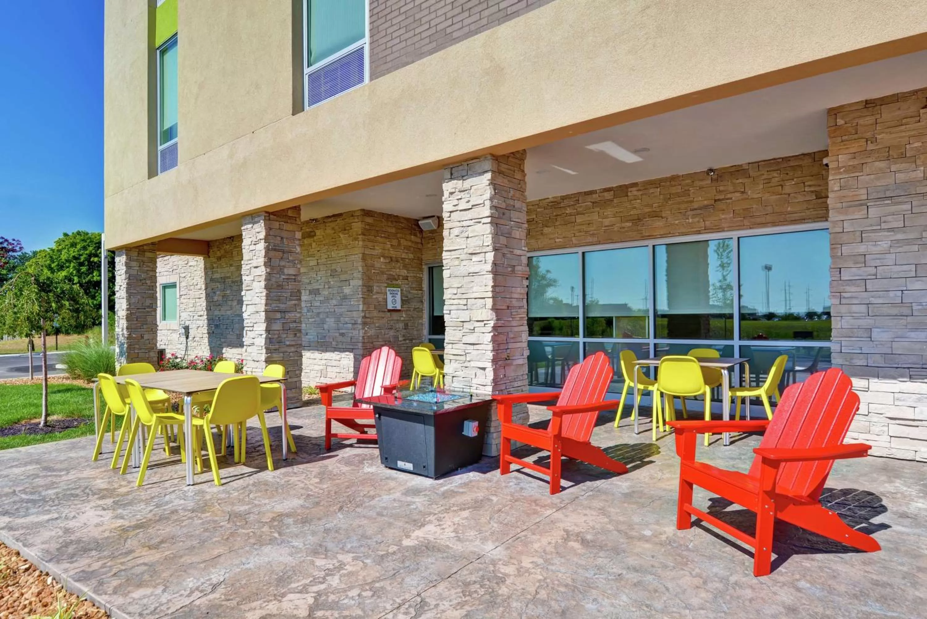 Patio in Home2 Suites By Hilton Dayton Vandalia