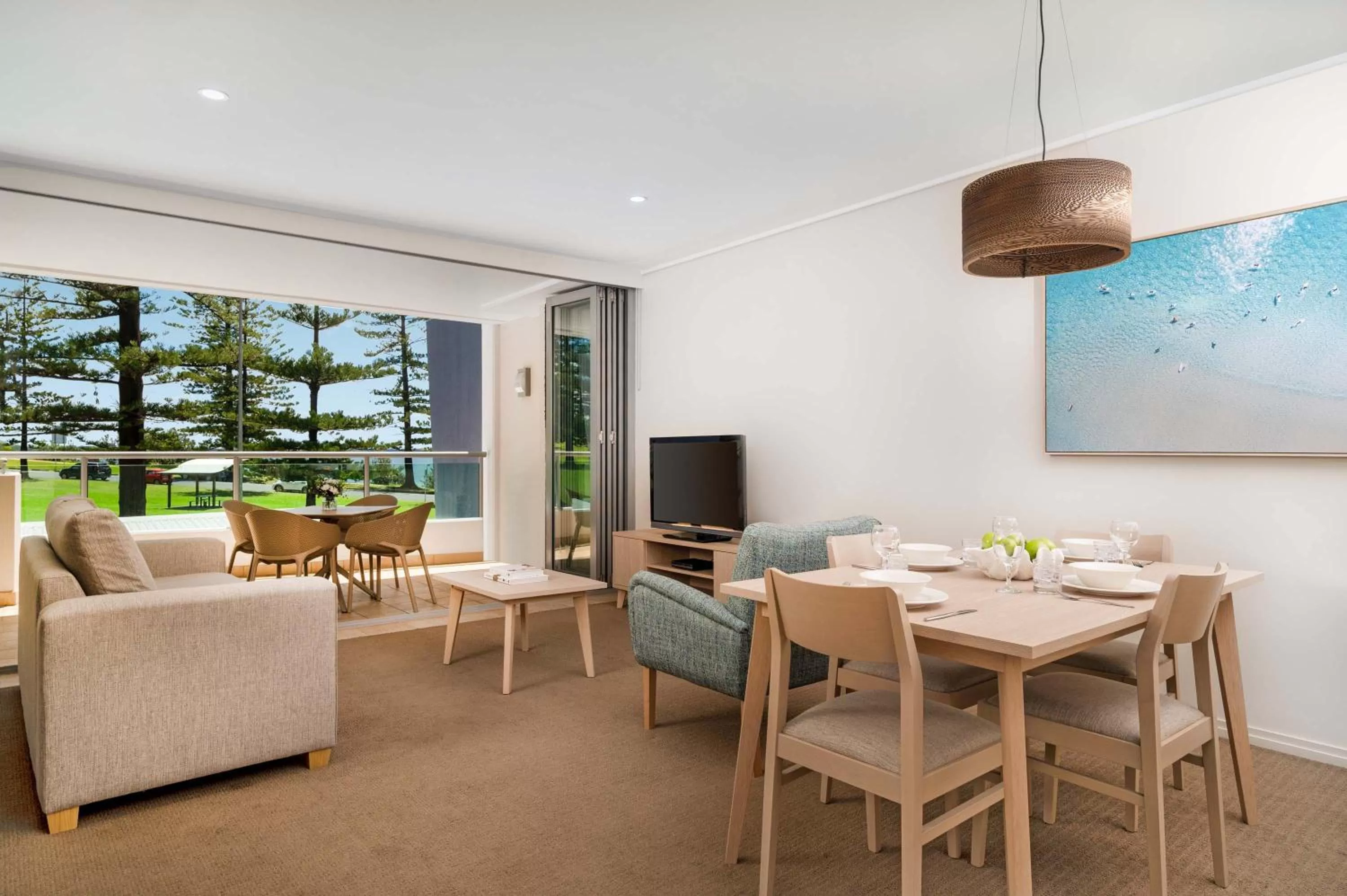 Living room in Mantra The Observatory