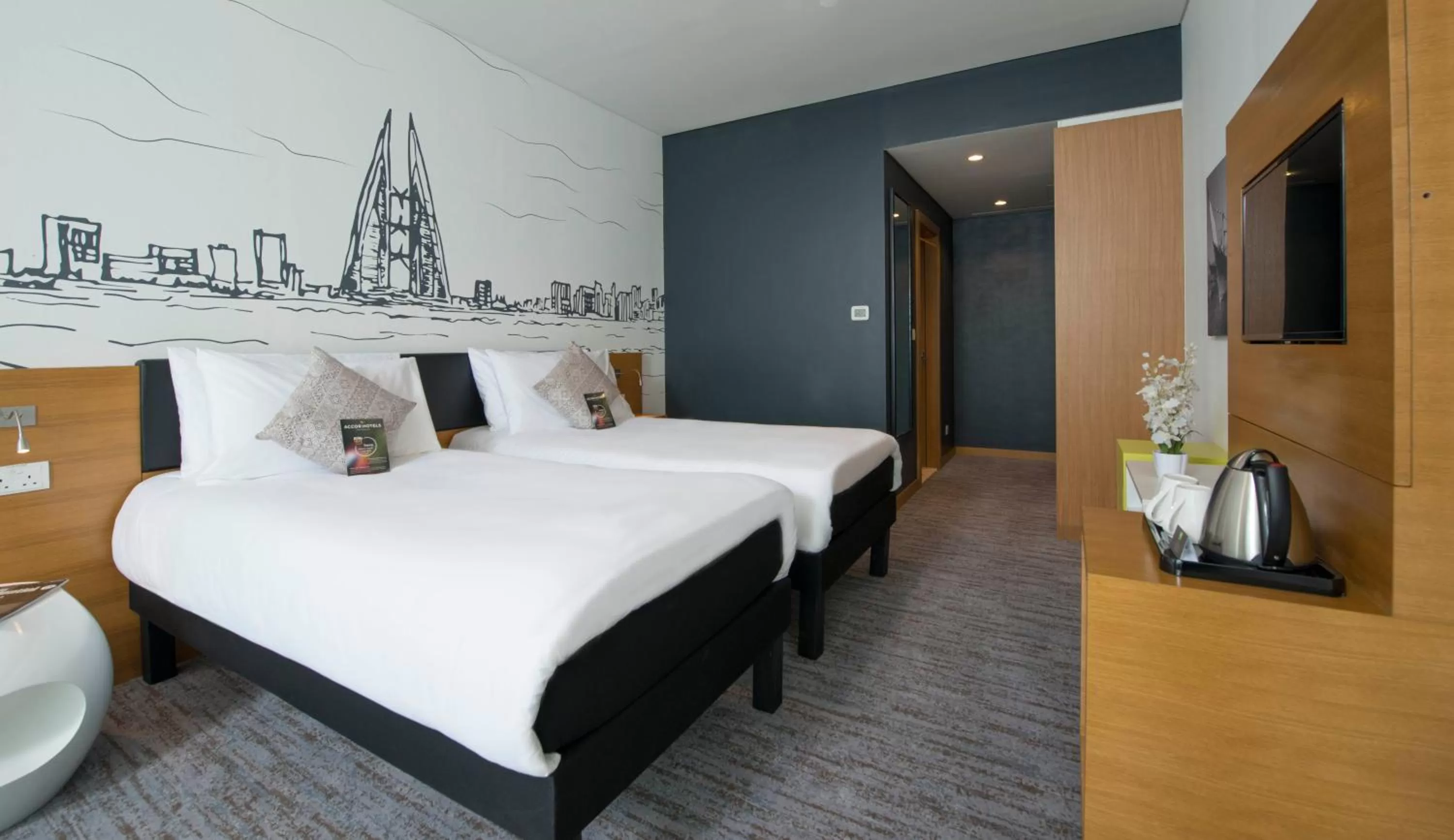 Bedroom, Bed in ibis Styles Manama Diplomatic Area